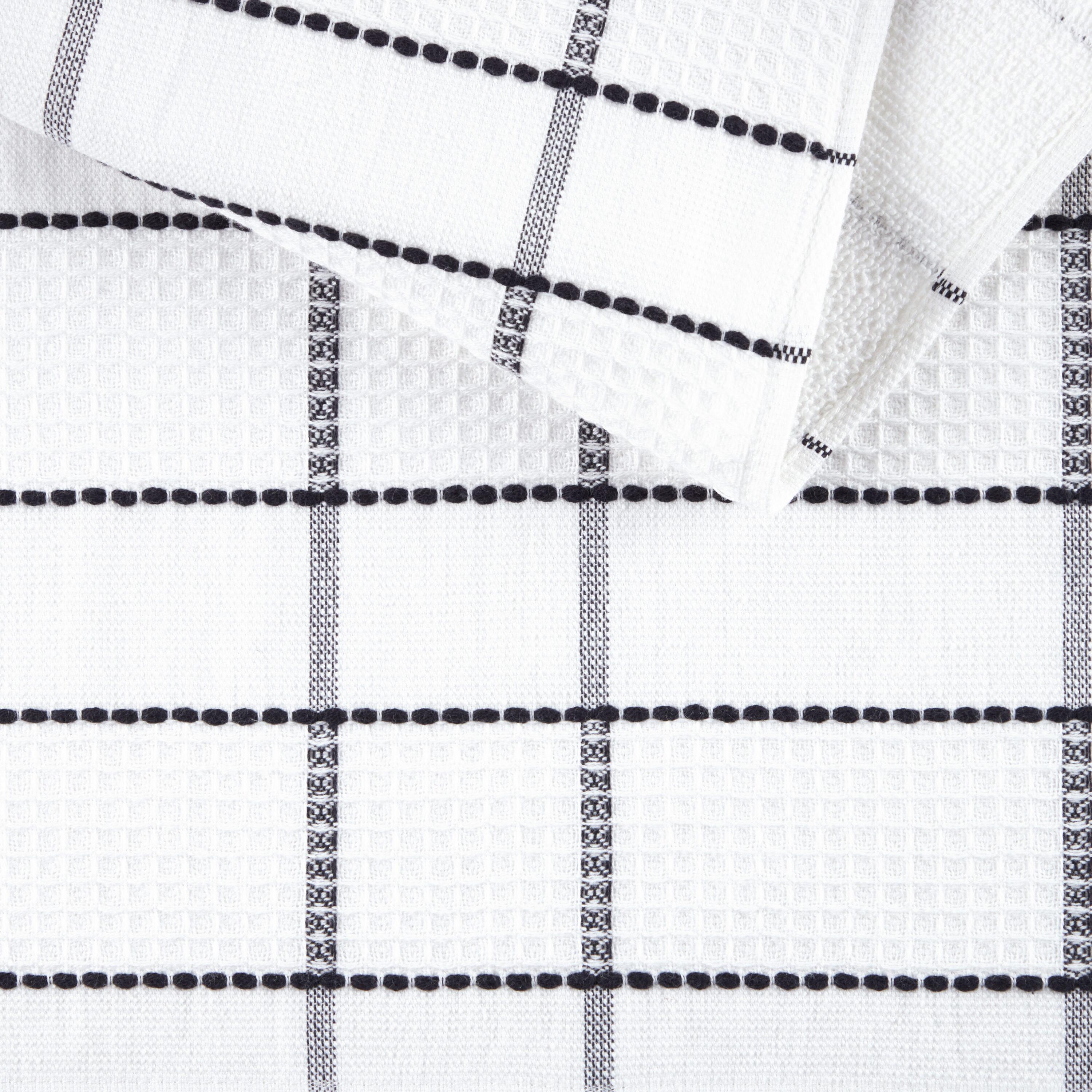 Martha Stewart Martha Stewart Modern Waffle Kitchen Towel Set 6-Pack, Linen, 16"x28" (Set of 6)