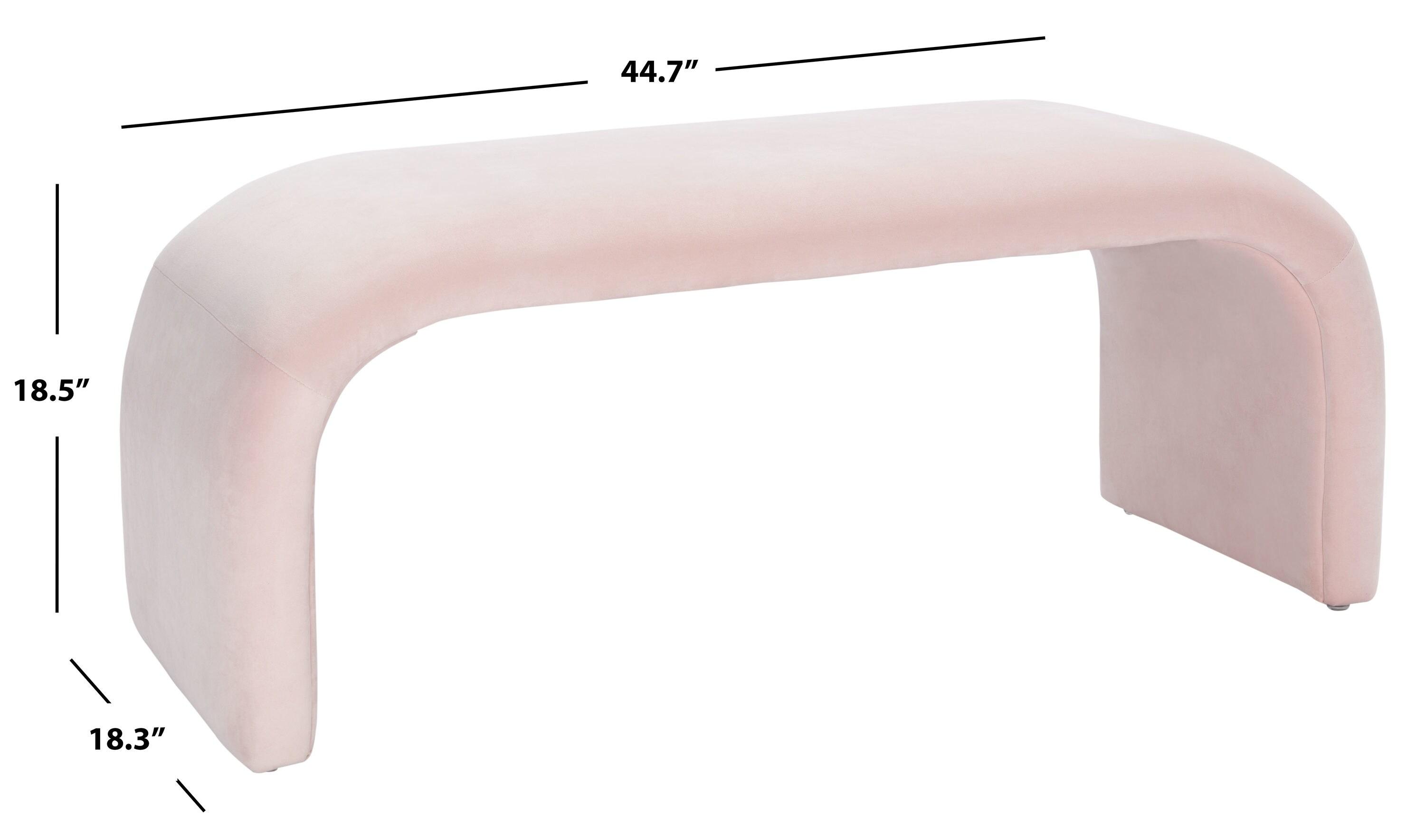 Tenko Bench - Light Pink - Safavieh