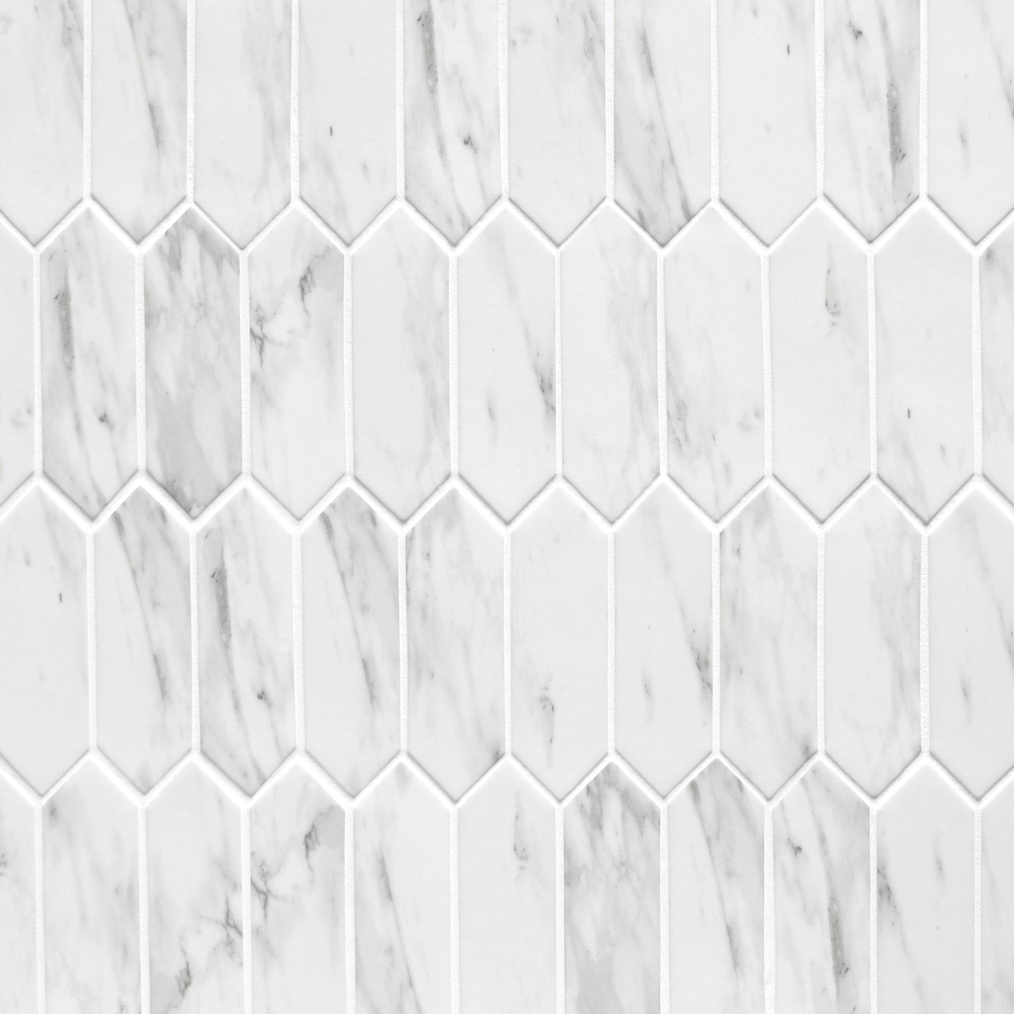 10.9" x 9.5" Recycled Glass Honeycomb Wall & Floor Tile