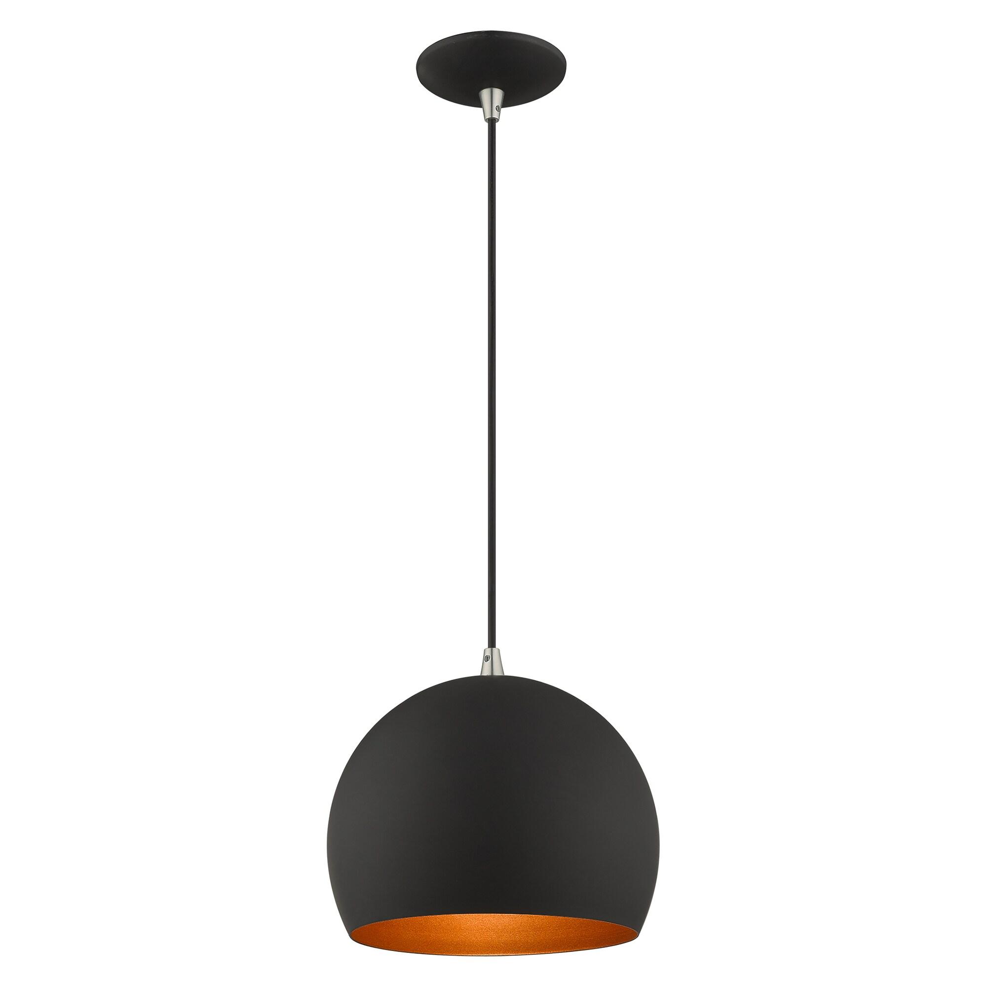 Schultz Single Light Metal Dimmable Pendant