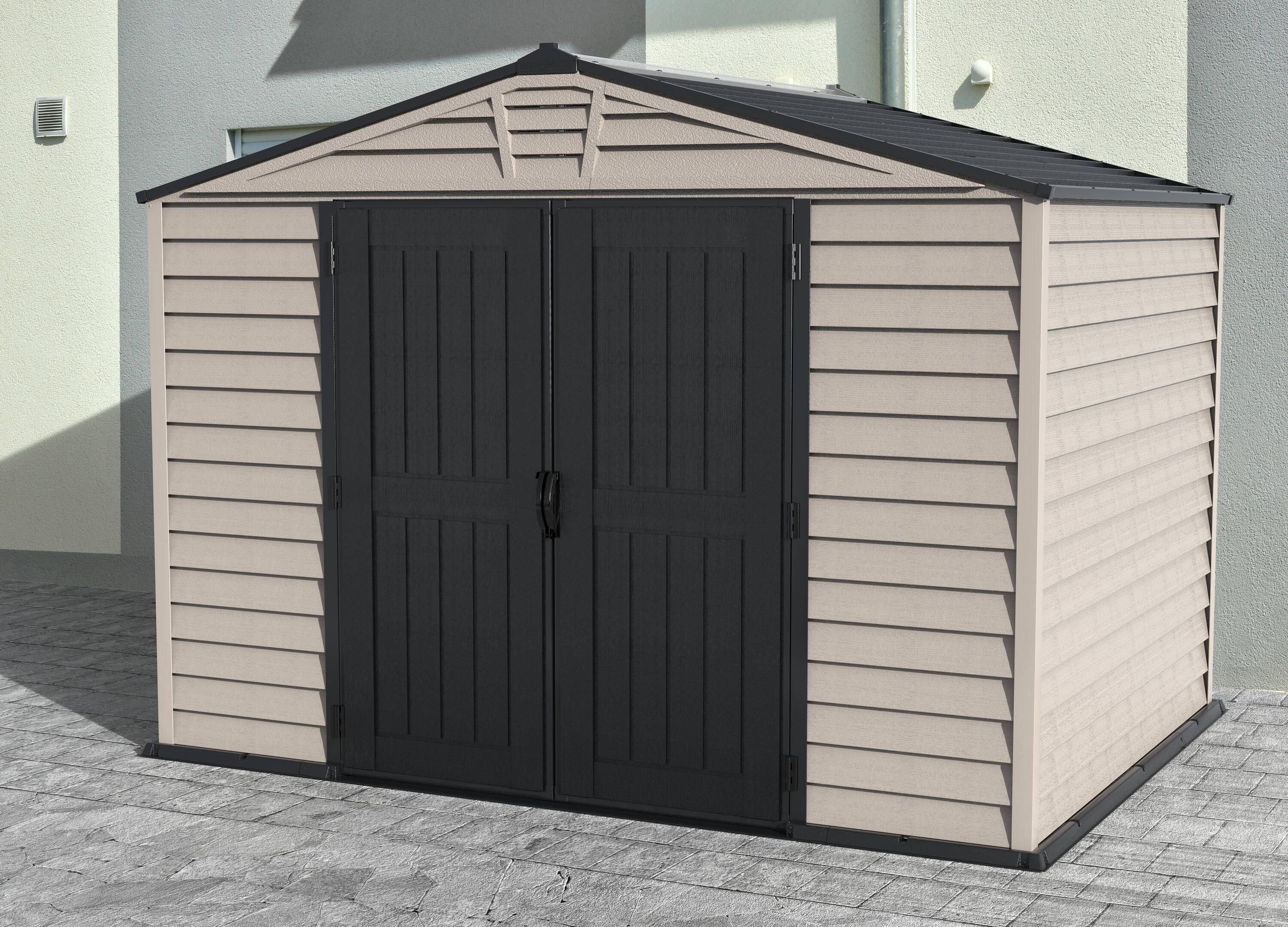 Storemax Plus 10 ft. W x 8 ft. D Vinyl Storage Shed