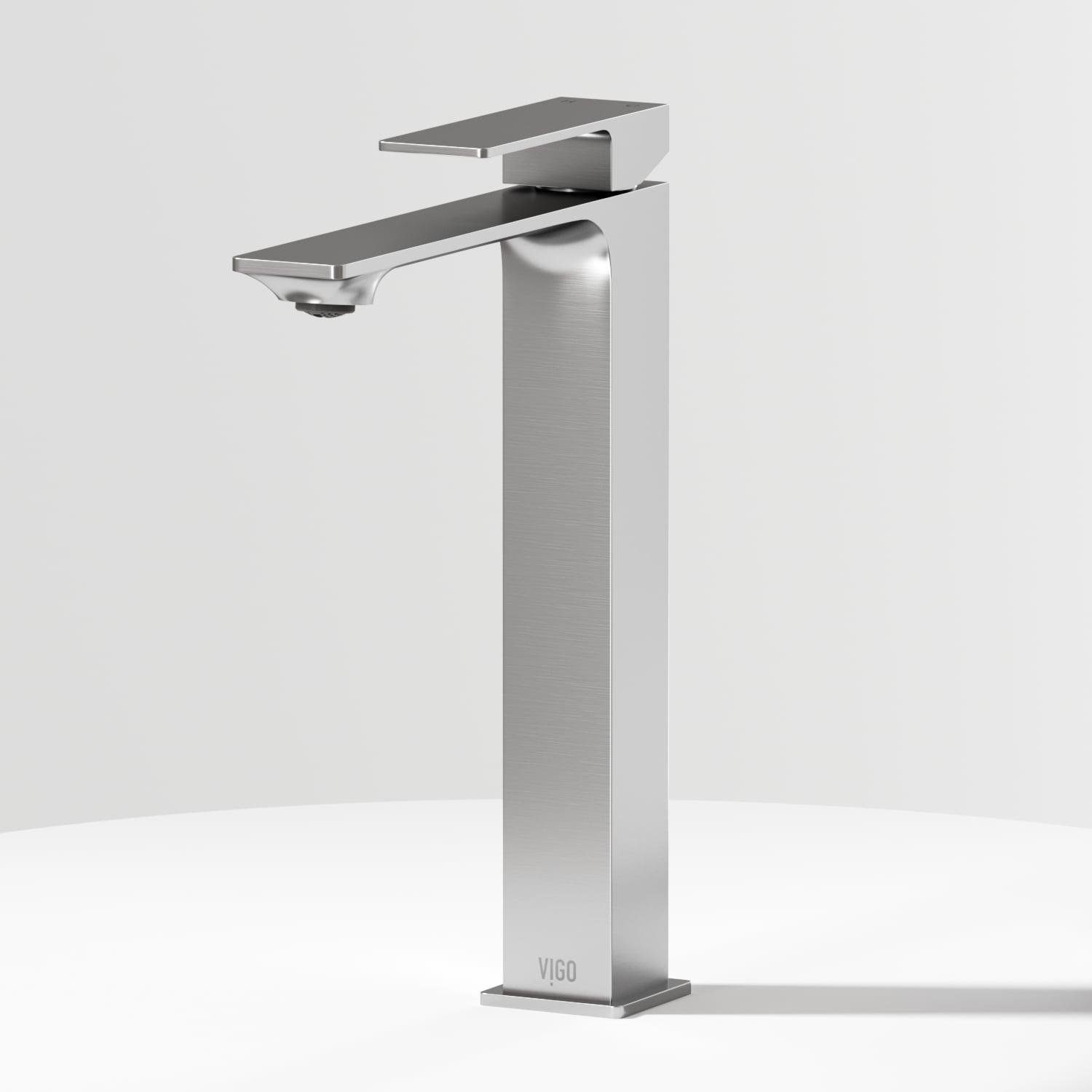 Dunn 11" H Single Handle Vessel Sink Bathroom Faucet
