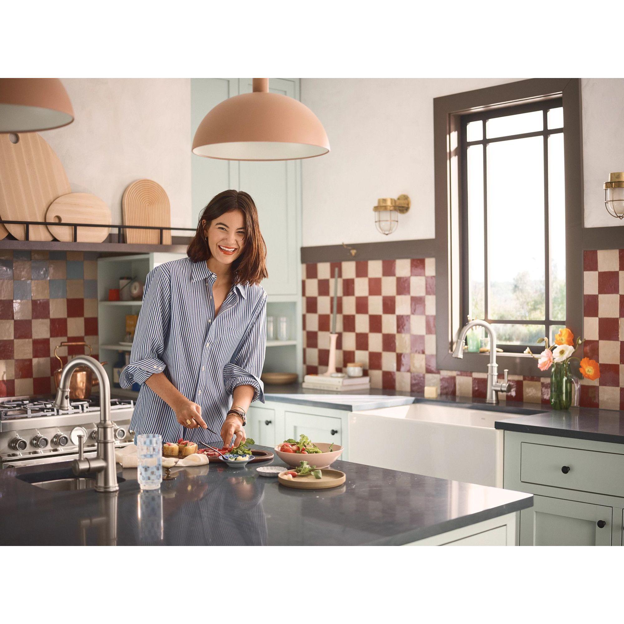 Belfield One-Handle High Arc Pulldown Bar Faucet