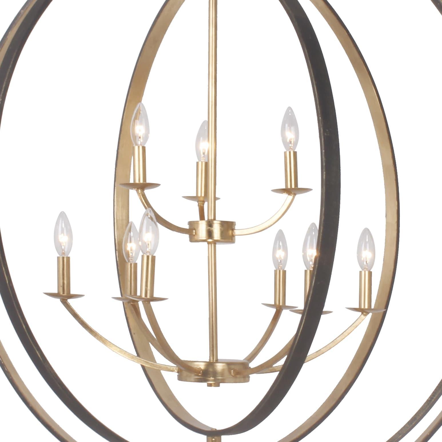 Salas 9 - Light Dimmable Globe Chandelier