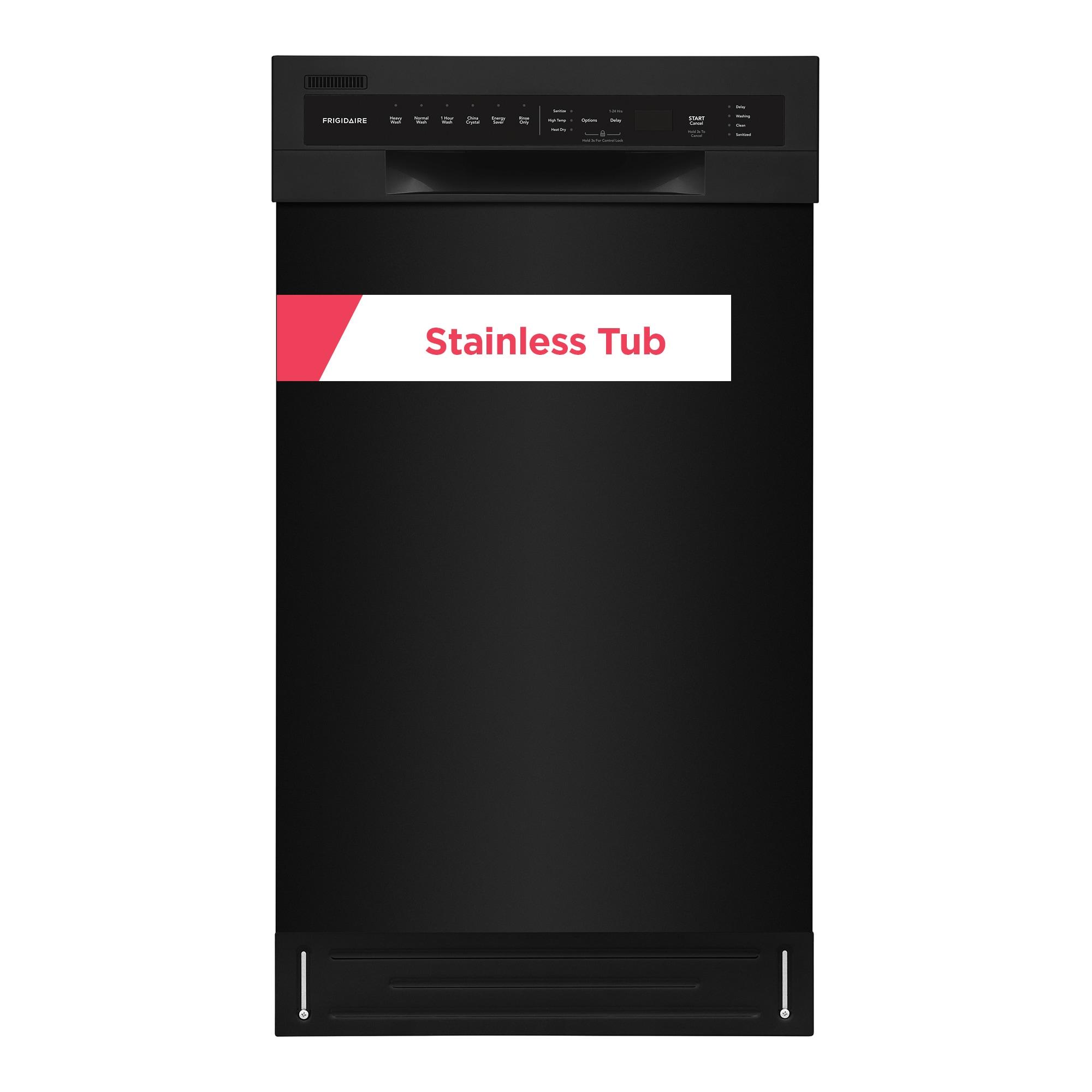 Frigidaire Series 18" 52 dBA Built-in Full Console Dishwasher with Cycle Status Indicators