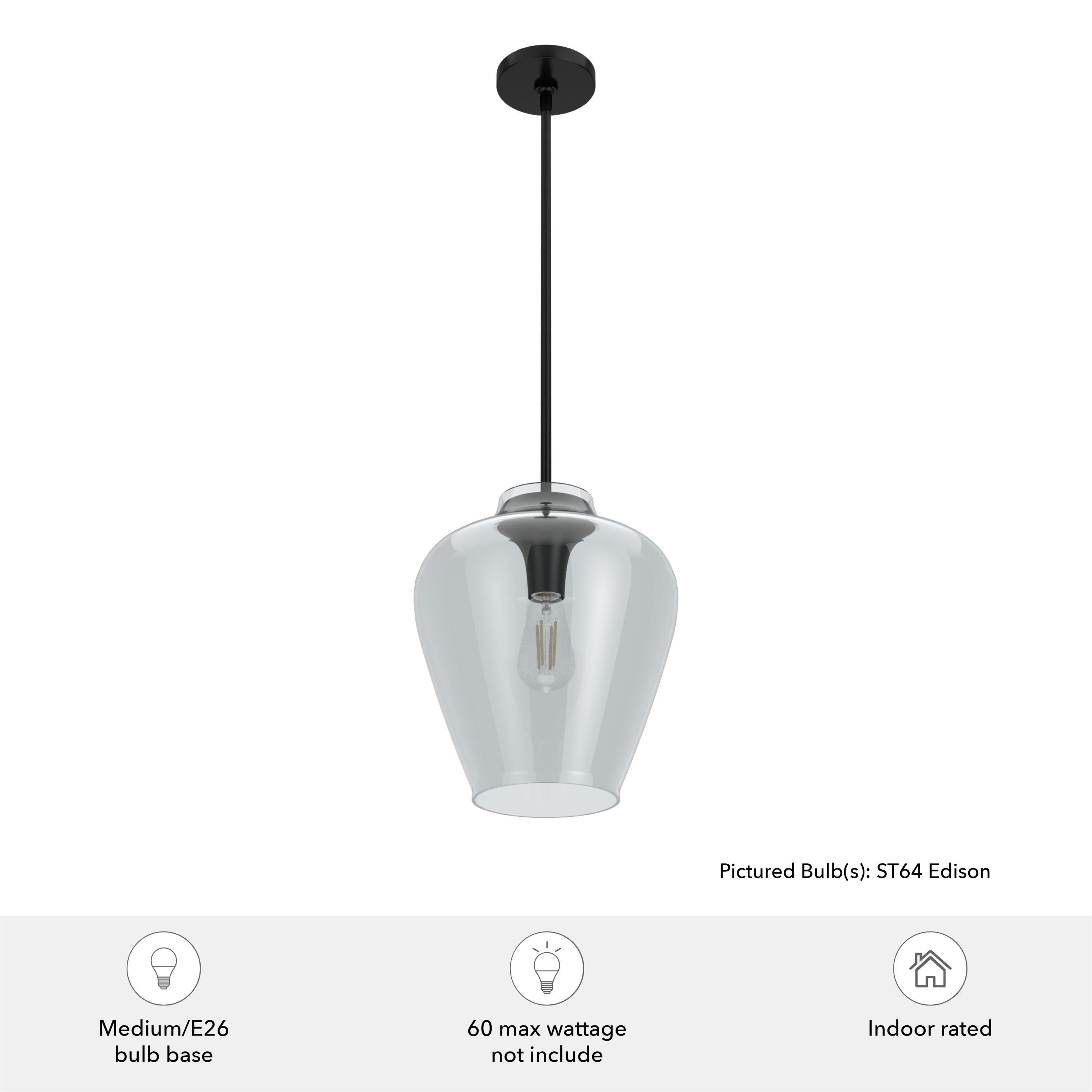 Corrigan Studio® Kedzior 1 - Light 12 inch Single Teardrop Pendant