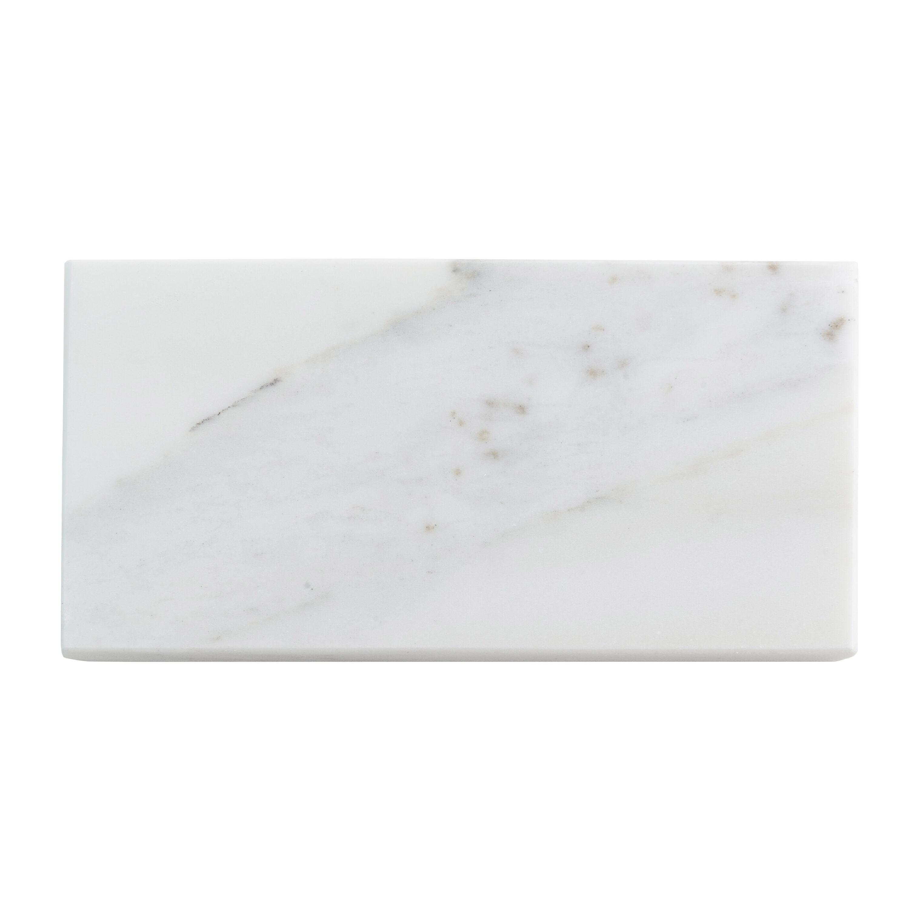 3" x 6" Marble Look Subway Wall & Floor Tile