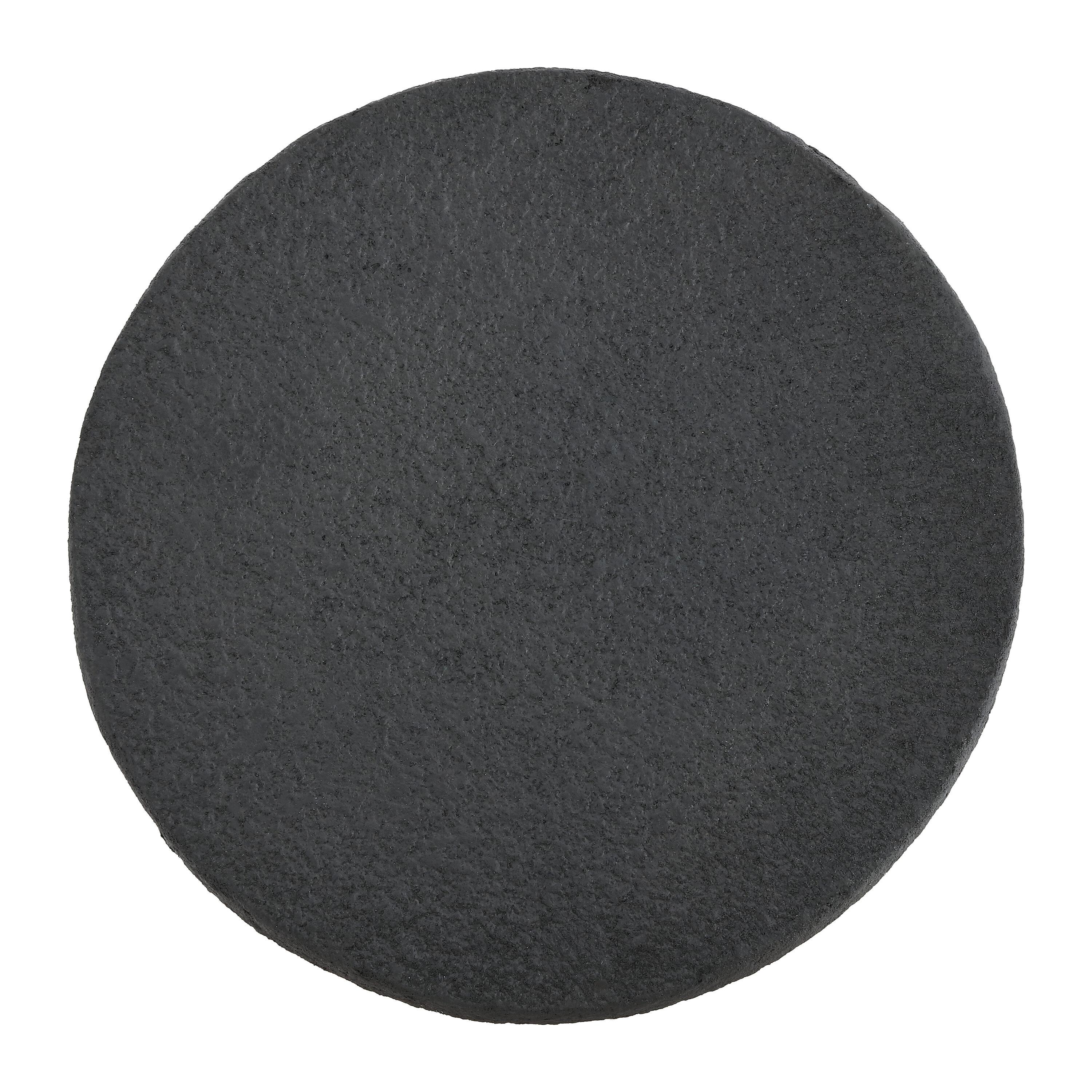Greta 18" Mid-Century Modern Drum Accent Table , Black - JONATHAN Y