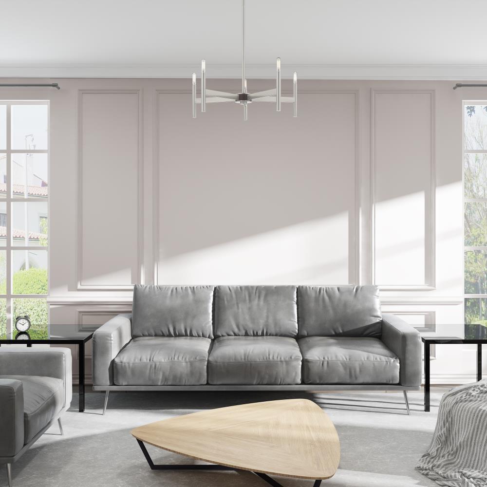 Livex Lighting Copenhagen 5 - Light Chandelier in  Brushed Nickel