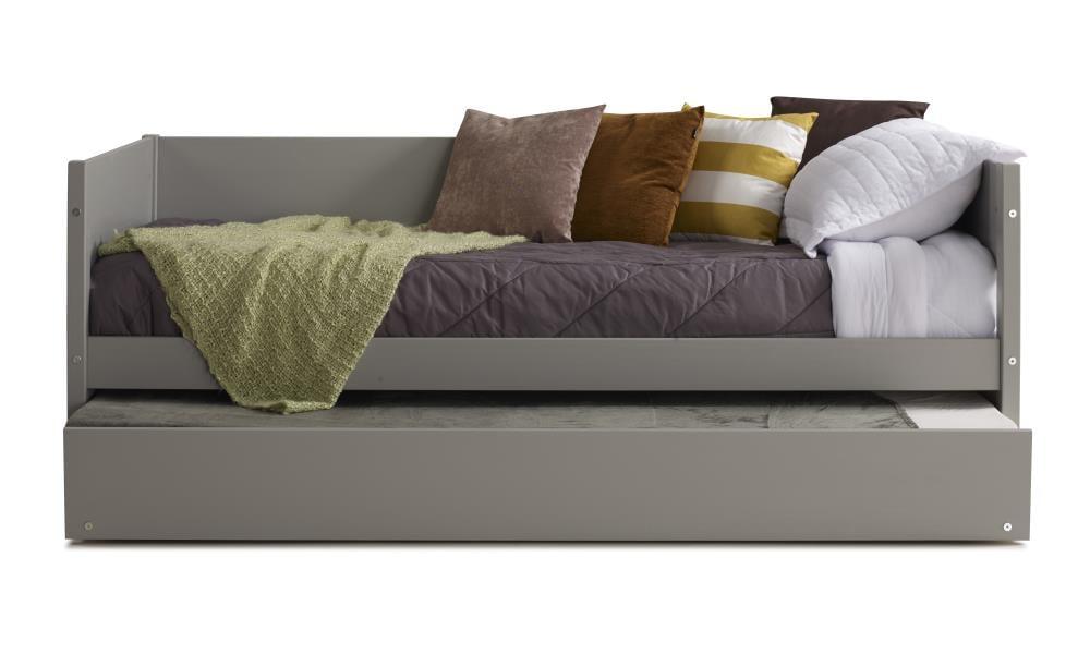 Camaflexi Tribeca Solid Wood Twin Daybed and Trundle Set in Gray