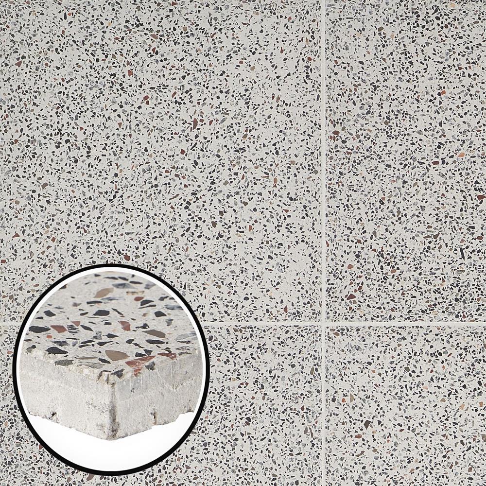 Durham 16.14 in. x 16.14 in. Polished Terrazzo Floor and Wall Tile (3.61 Sq. Ft. / Case)