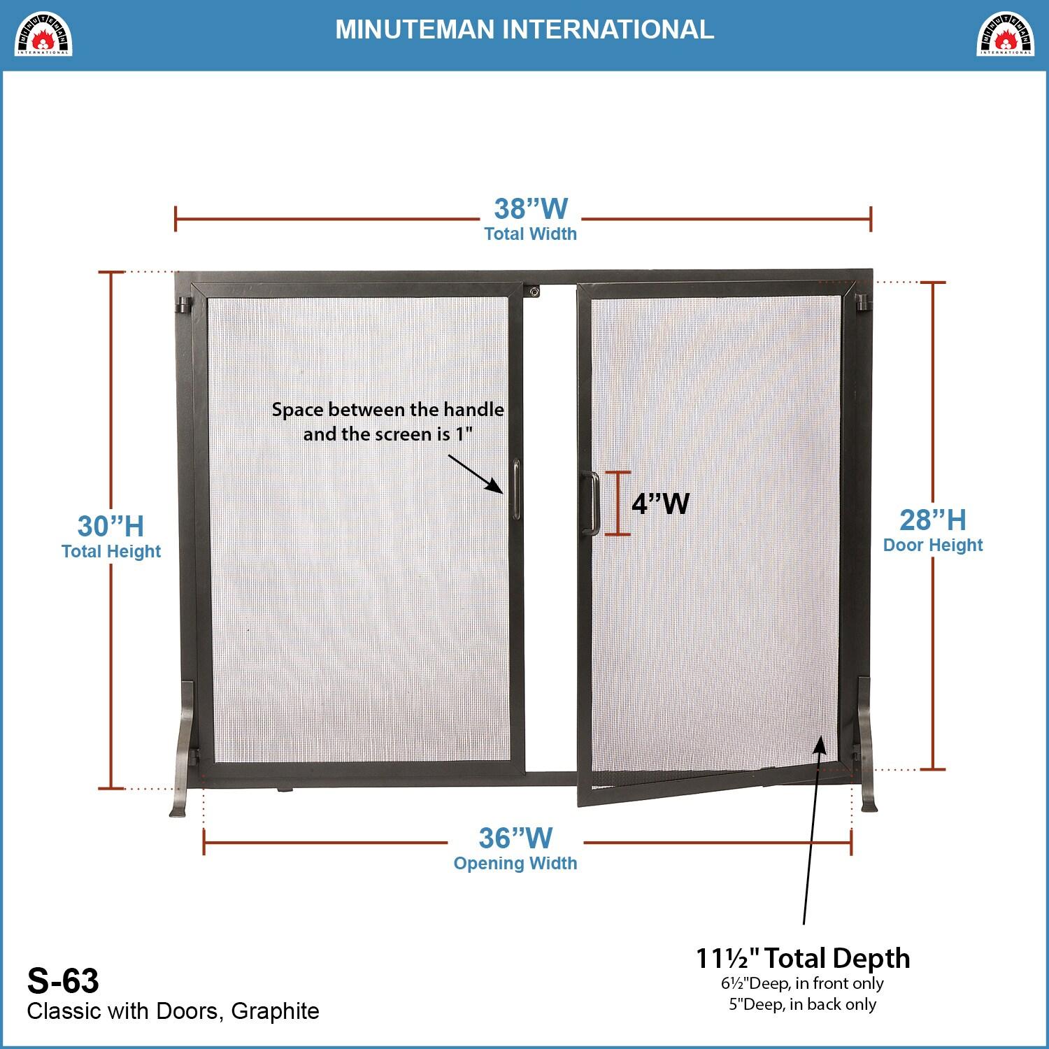 Red Barrel Studio® Ayaz Iron Fireplace Screen