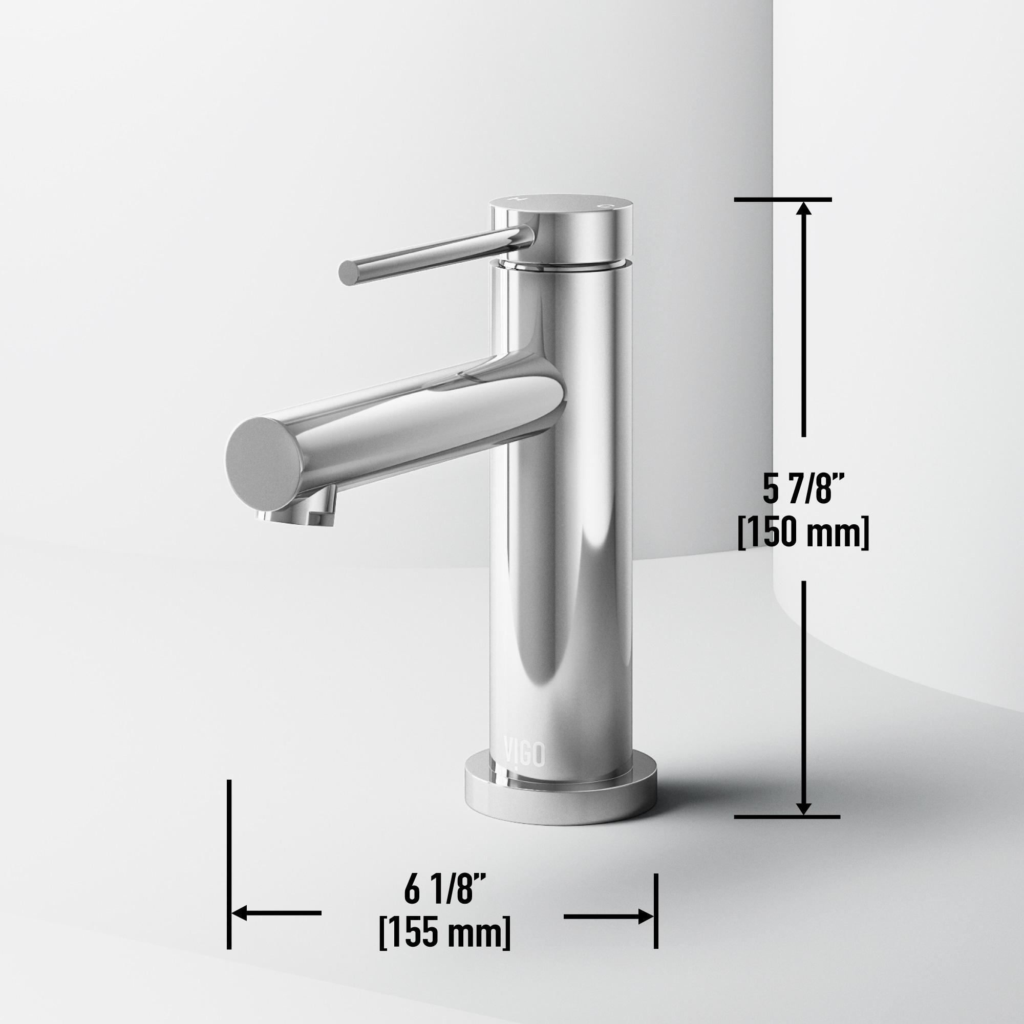Jewel 6 in. H Single-Hole Single Handle Bathroom Faucet