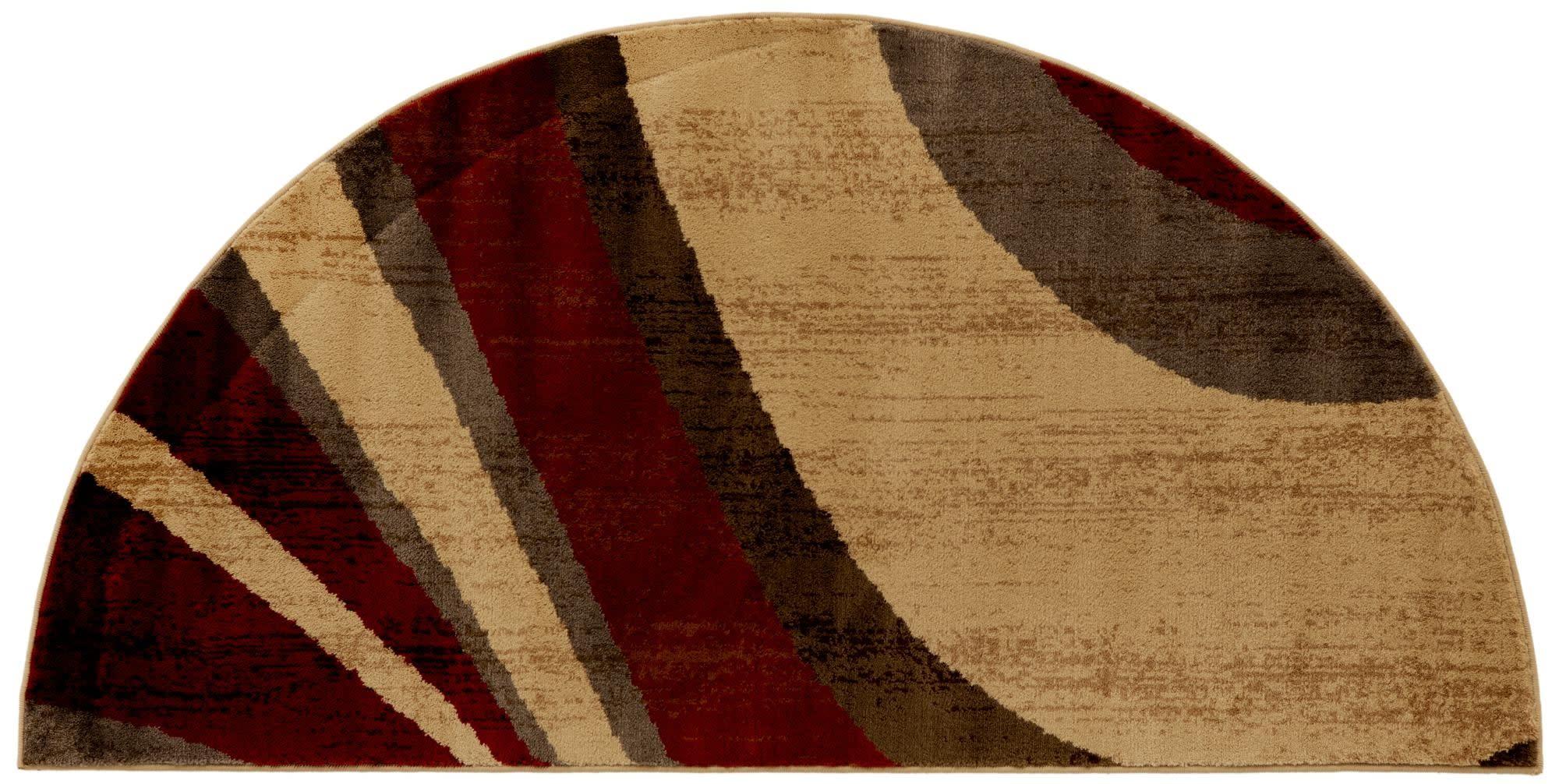 Unique Loom Ivetta Abstract Beige Area Rug