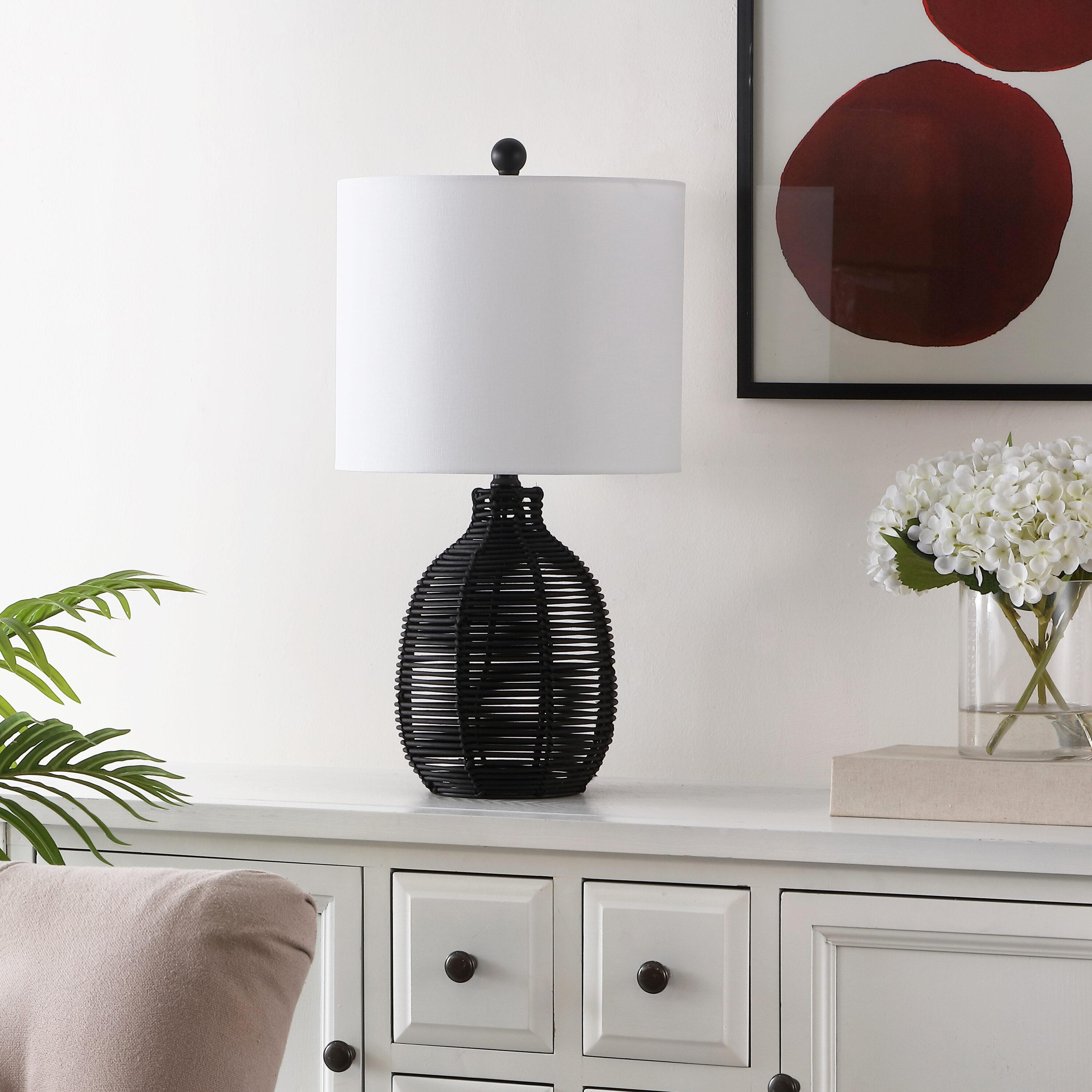 Oroya Table Lamp - 23 Inch Height - TBL4473 - Black - Safavieh