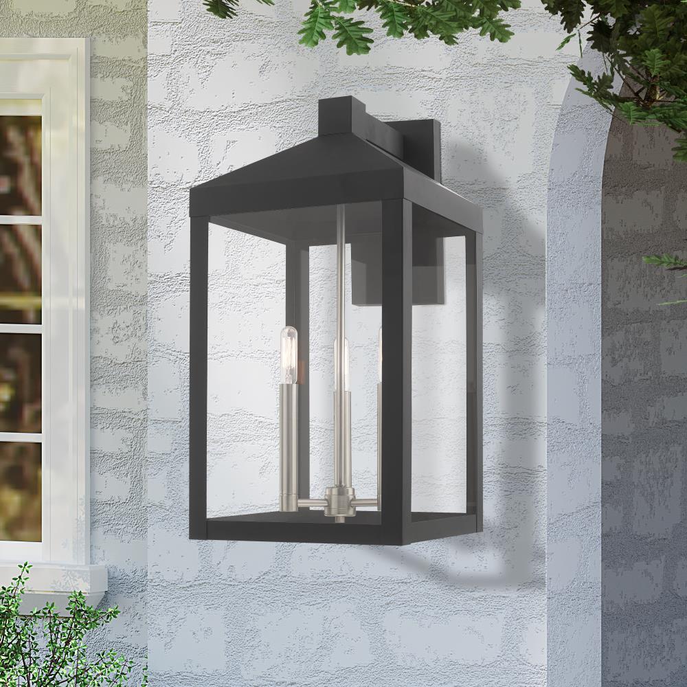 Livex Lighting Nyack 3 - Light Wall Light in  Scandinavian Gray