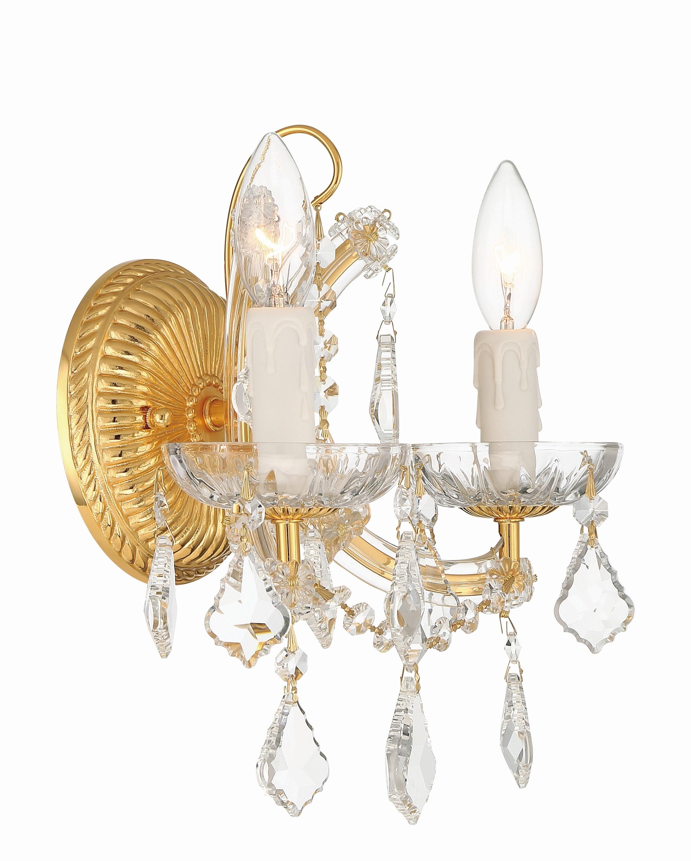Crystorama Lighting Maria Theresa 2 - Light Sconce in  Gold