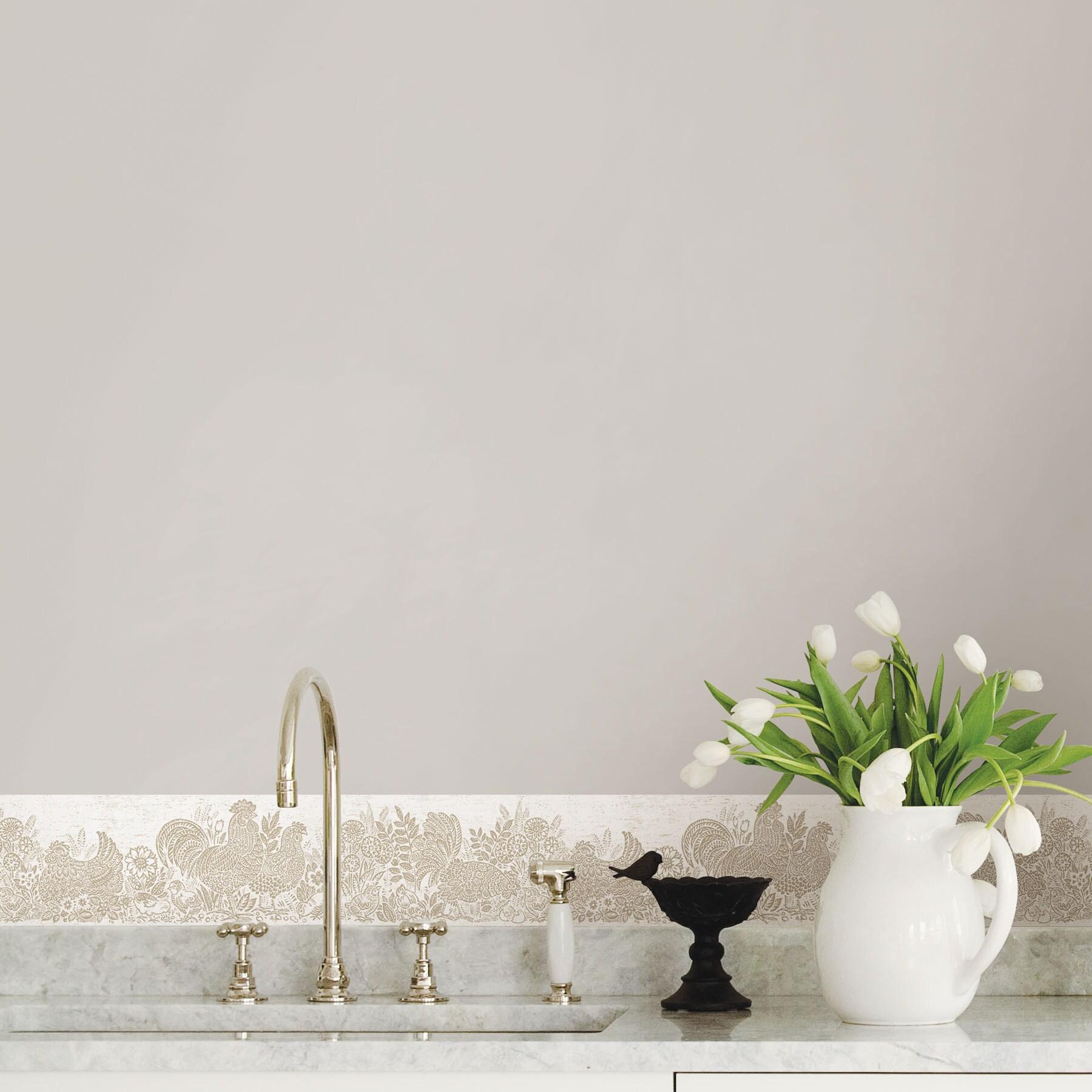 Chesapeake Parton Beige Chicken Border Wall Decals