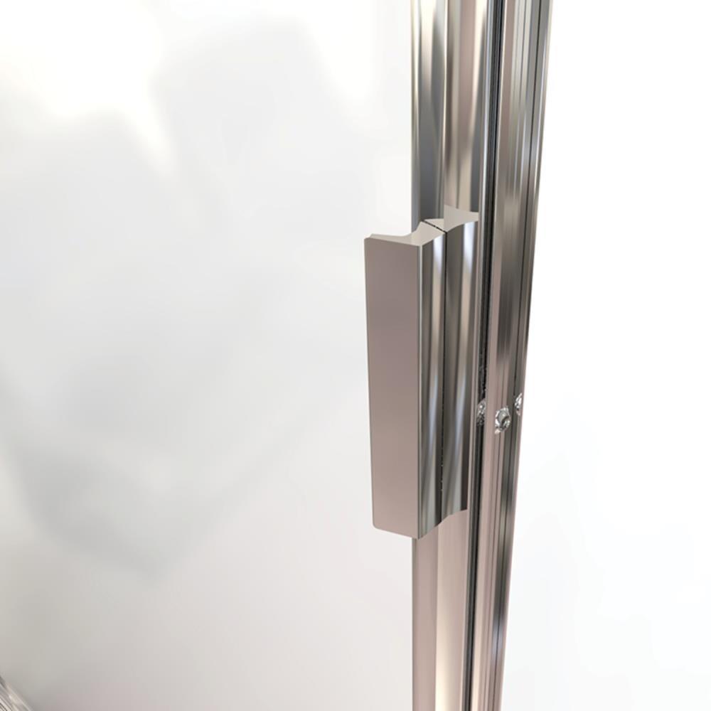 Deluxe 61.5'' W 68.625'' H Framed Neo-angle Reversible Shower Enclosure