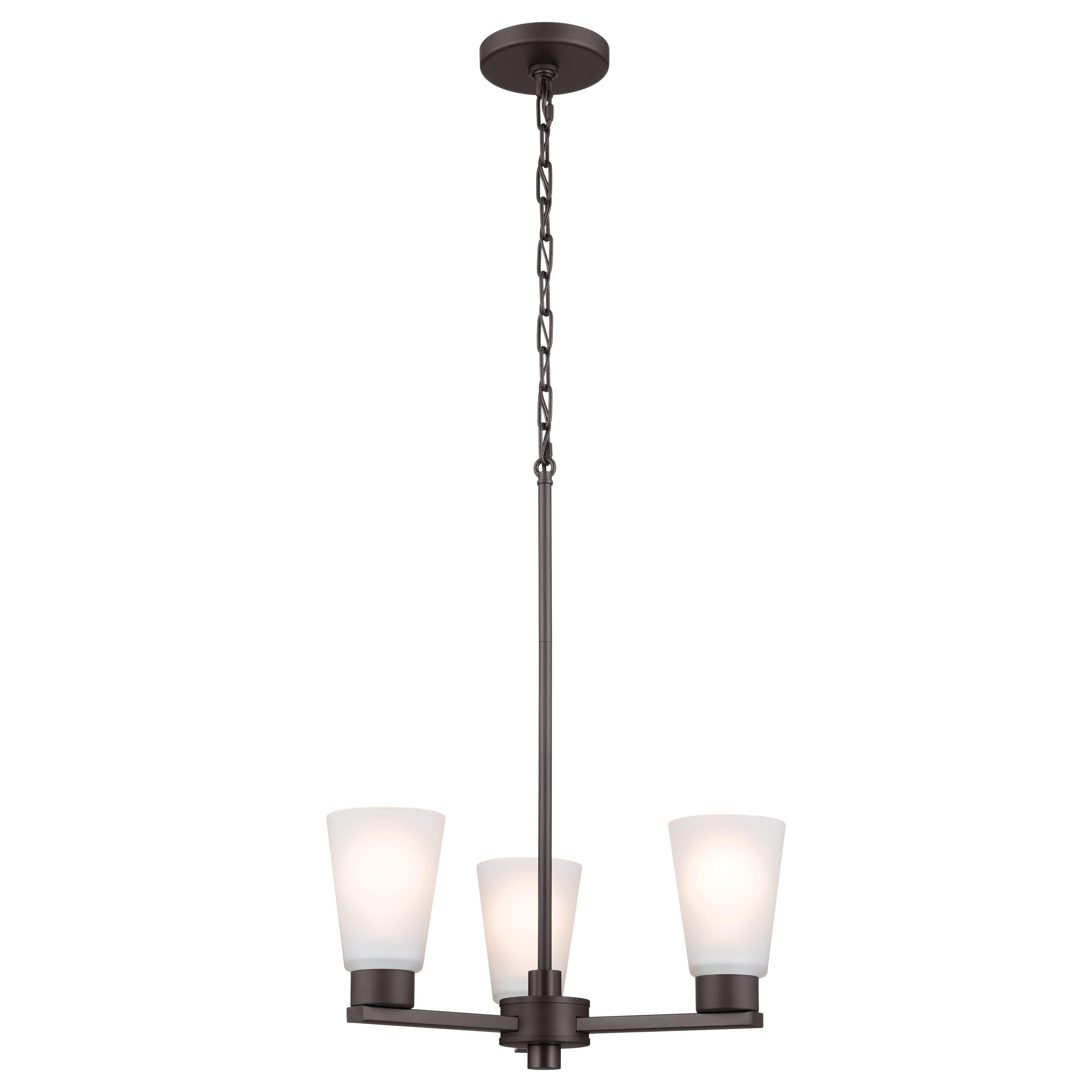 Kichler Lighting - Stamos - 3 Light Small Chandelier In Soft Modern Style-15