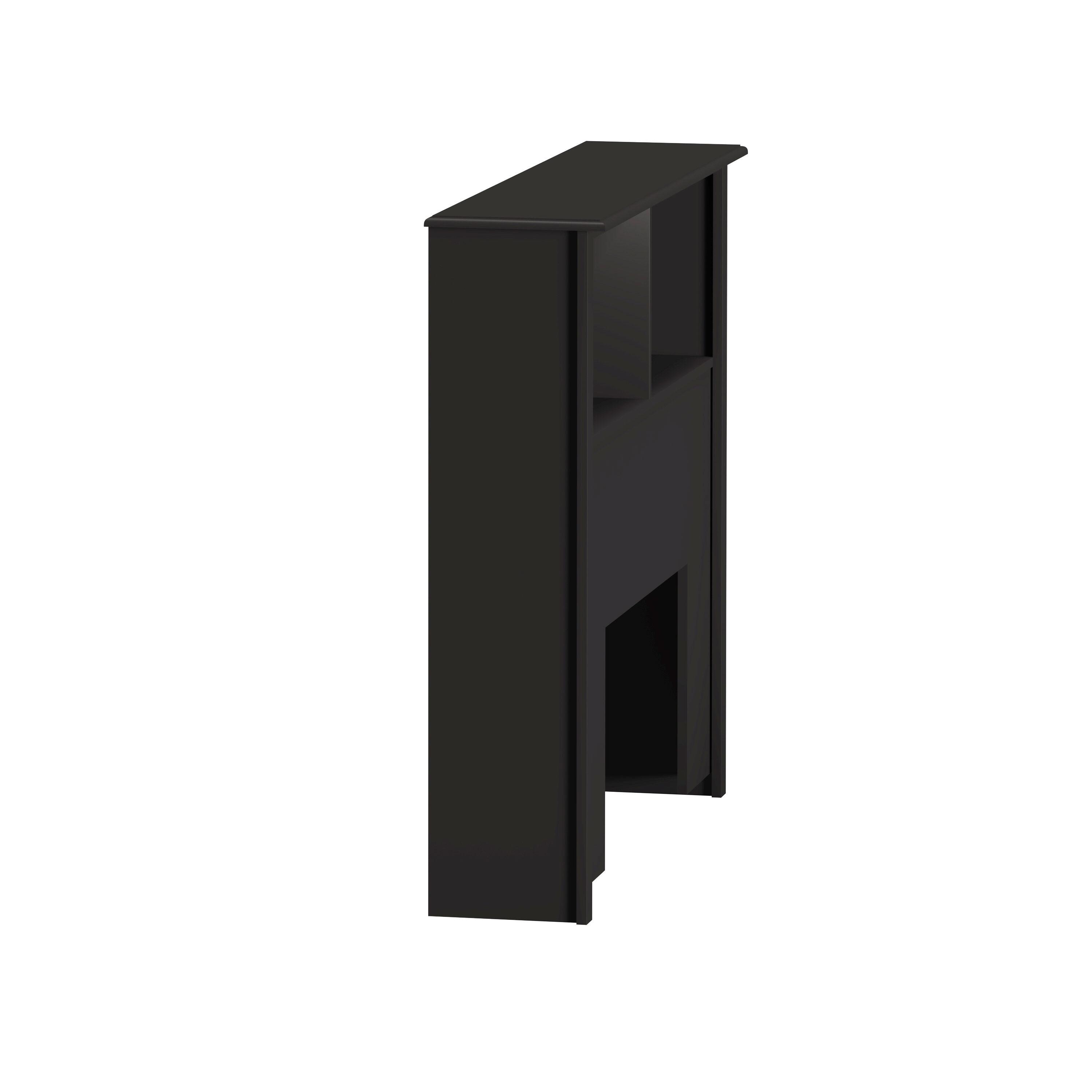 Twin Bookcase Headboard Black - Prepac