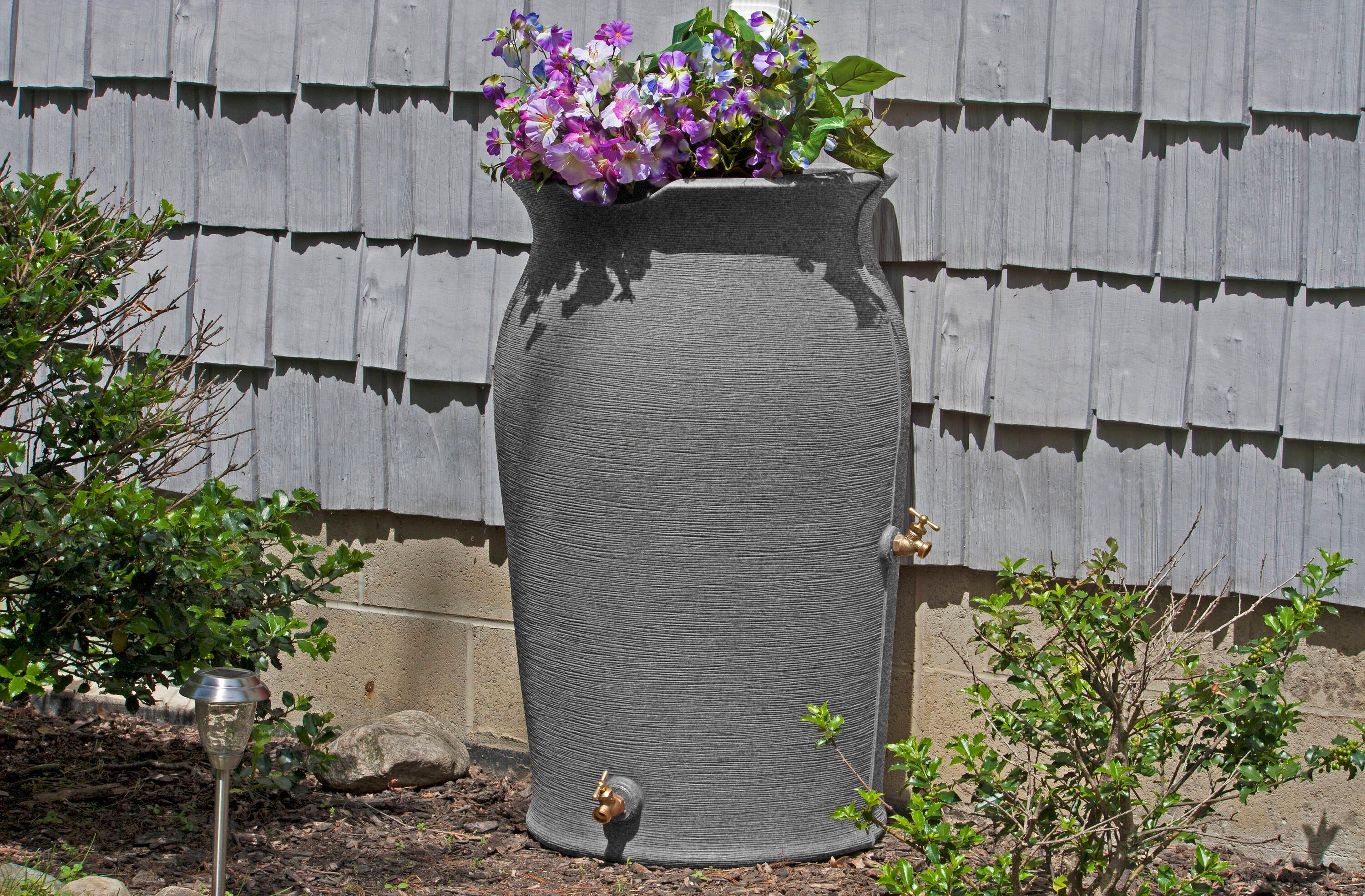 Red Barrel Studio® Red Barrel Studio® Plastic Planter Rain Barrel