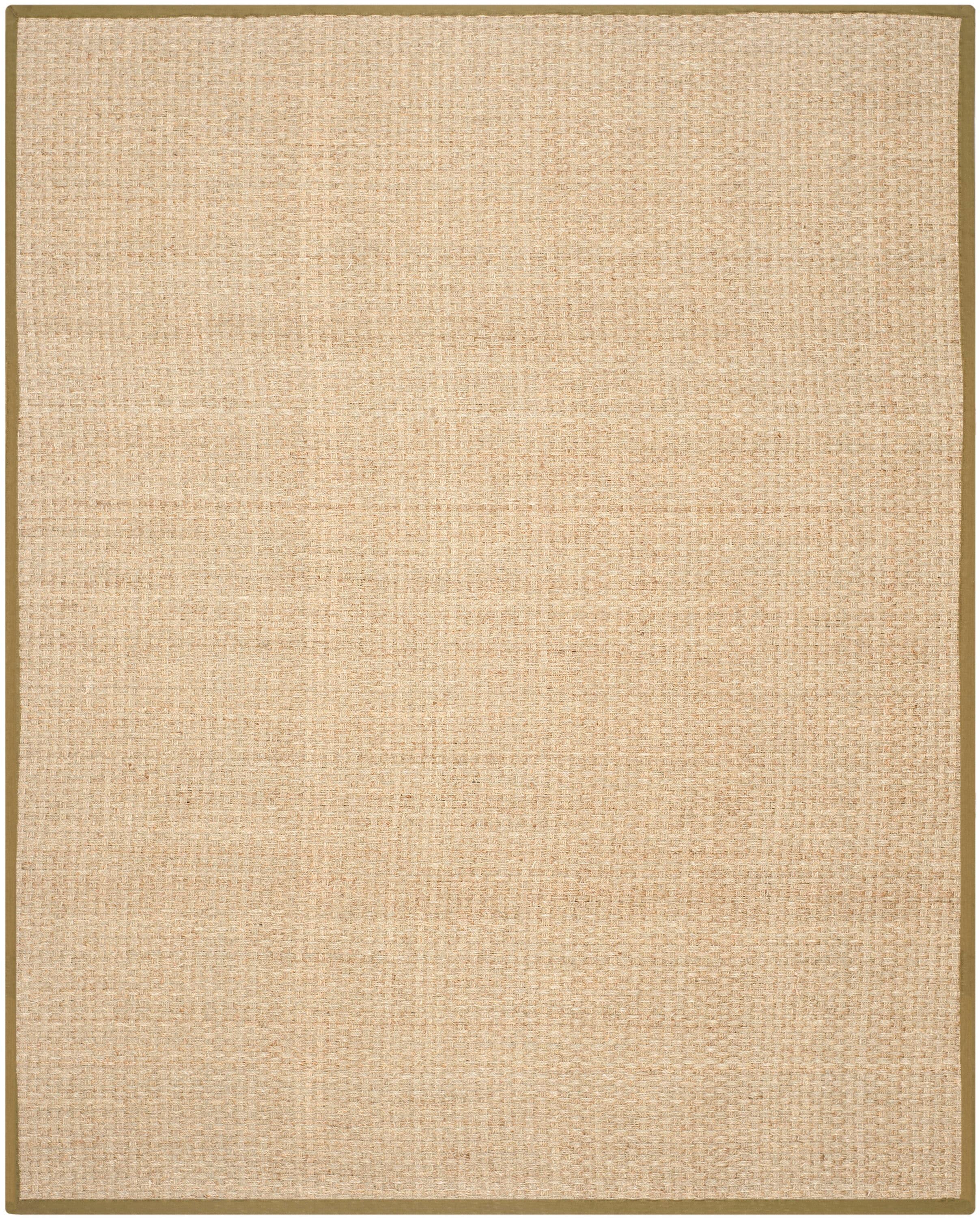 Natural Fiber NF114 Power Loomed Area Rug - Natural/Olive - 8'x10' - Safavieh.