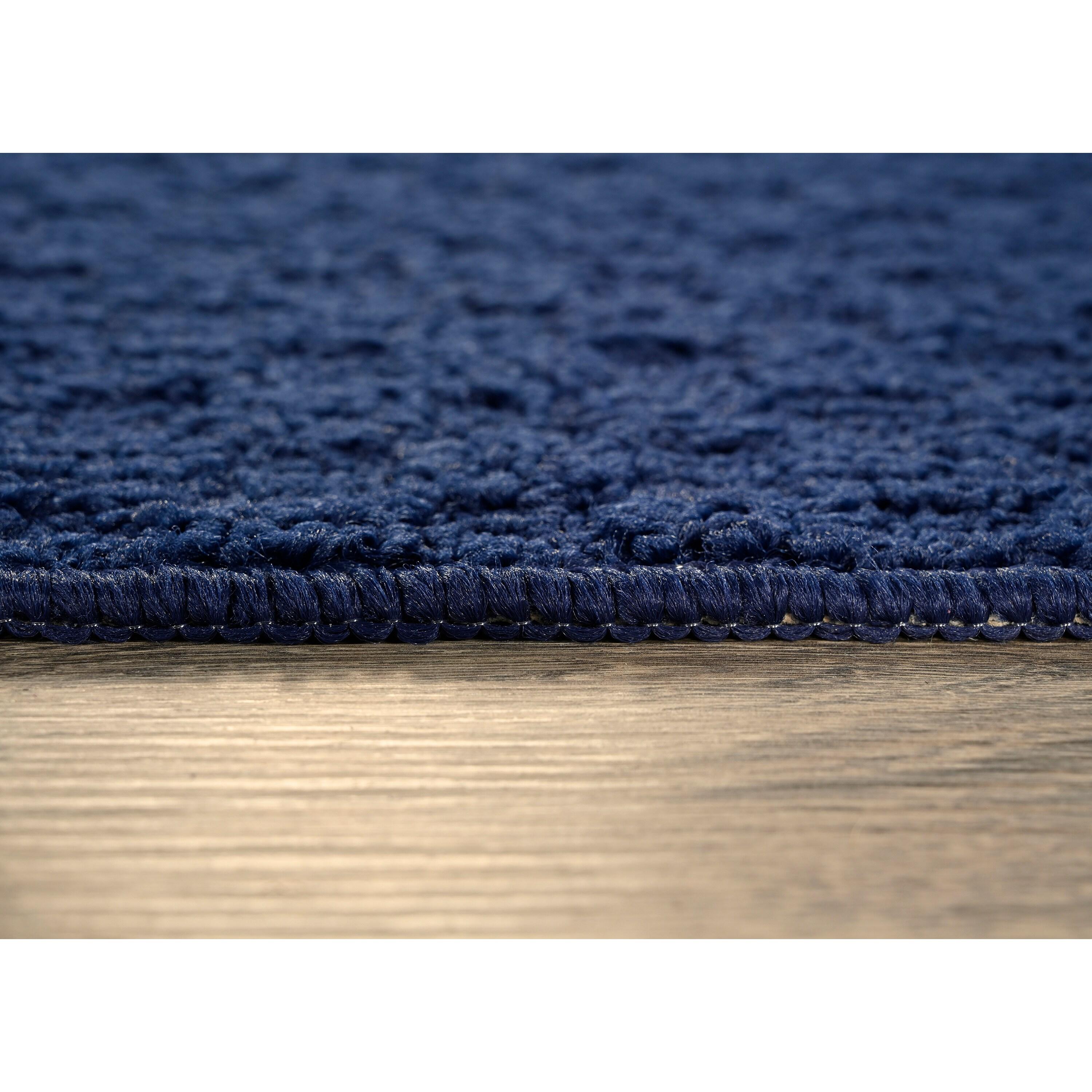 Garland Rug Town Square Navy Indoor Area Rug, 8' x 10'