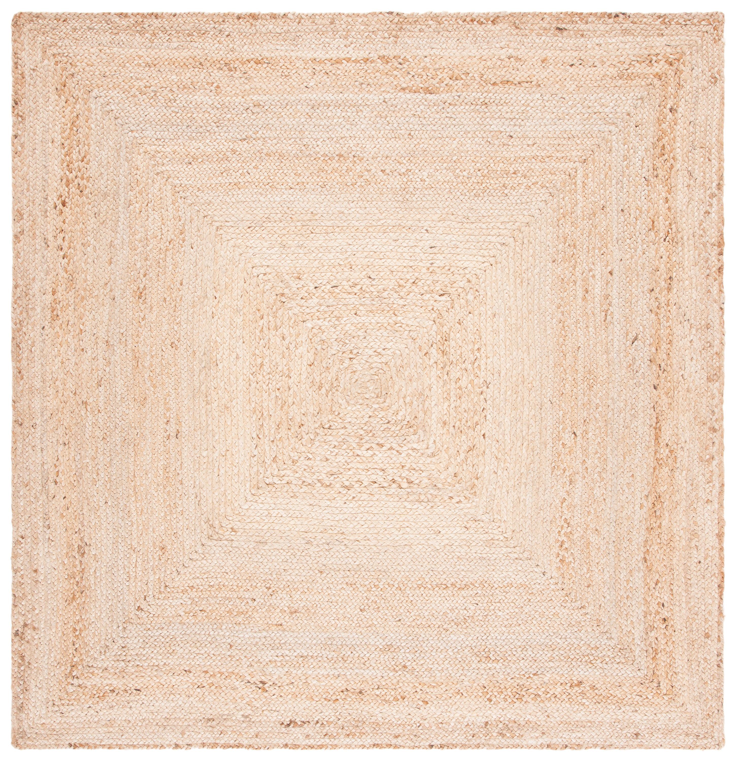 SAFAVIEH Cape Cod Aldous Geometric Area Rug, Natural, 3' x 3' Square