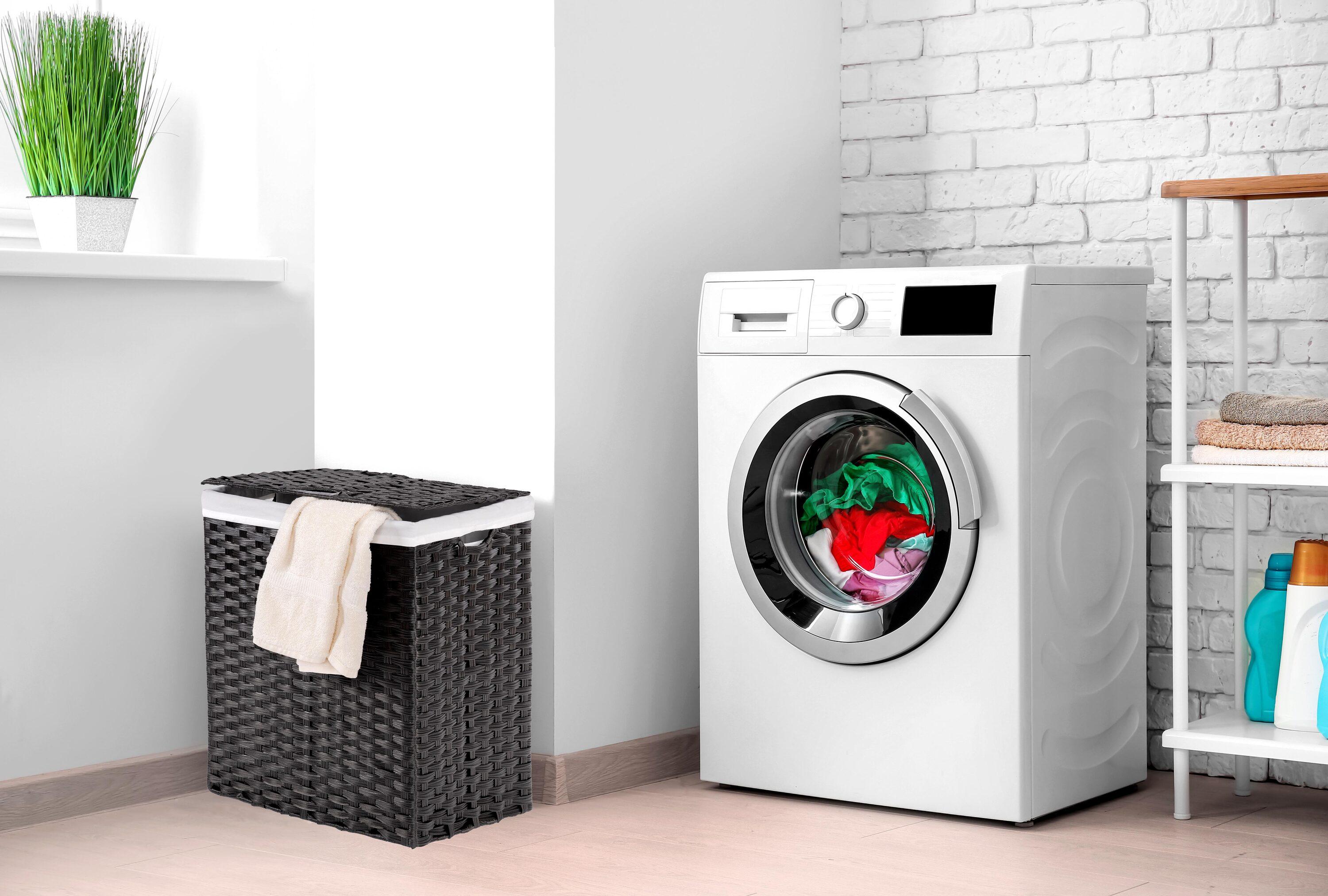 Handwoven Rectangle Laundry Hamper