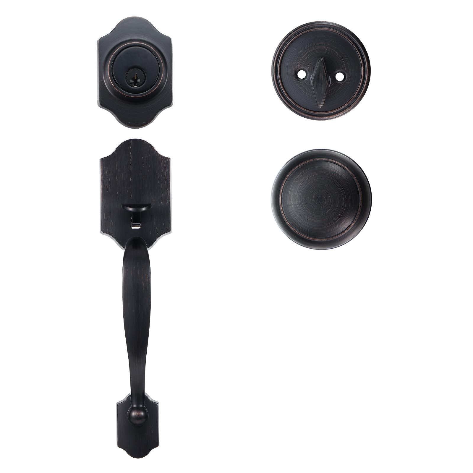 Front Door Handle and Deadbolt Set
