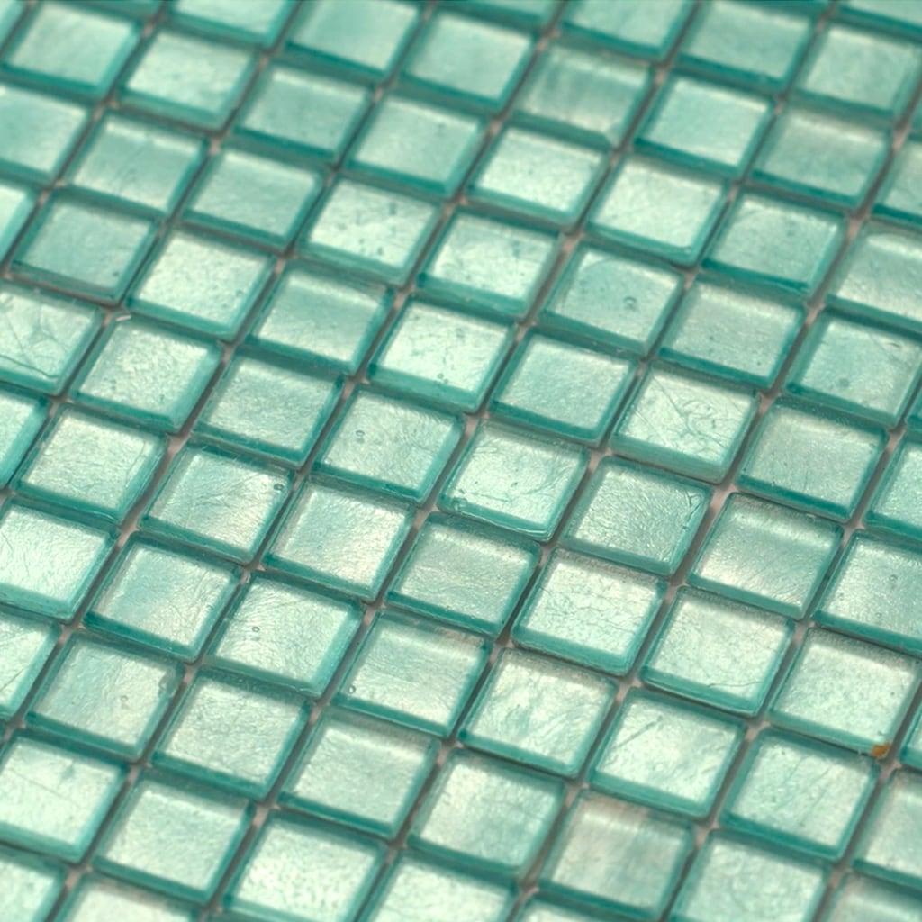 Skosh 0.6" x 0.6" Glass Grid Mosaic Wall & Floor Tile
