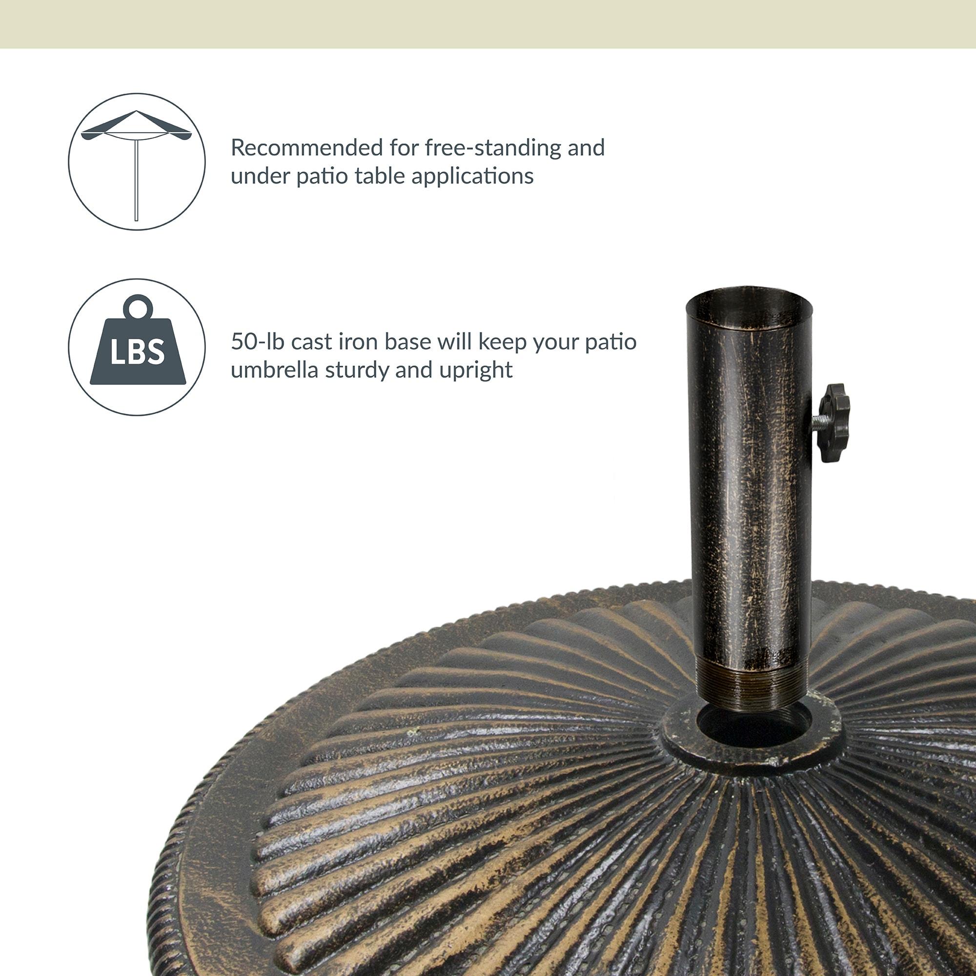 50 Lb. Cast Iron Umbrella Base