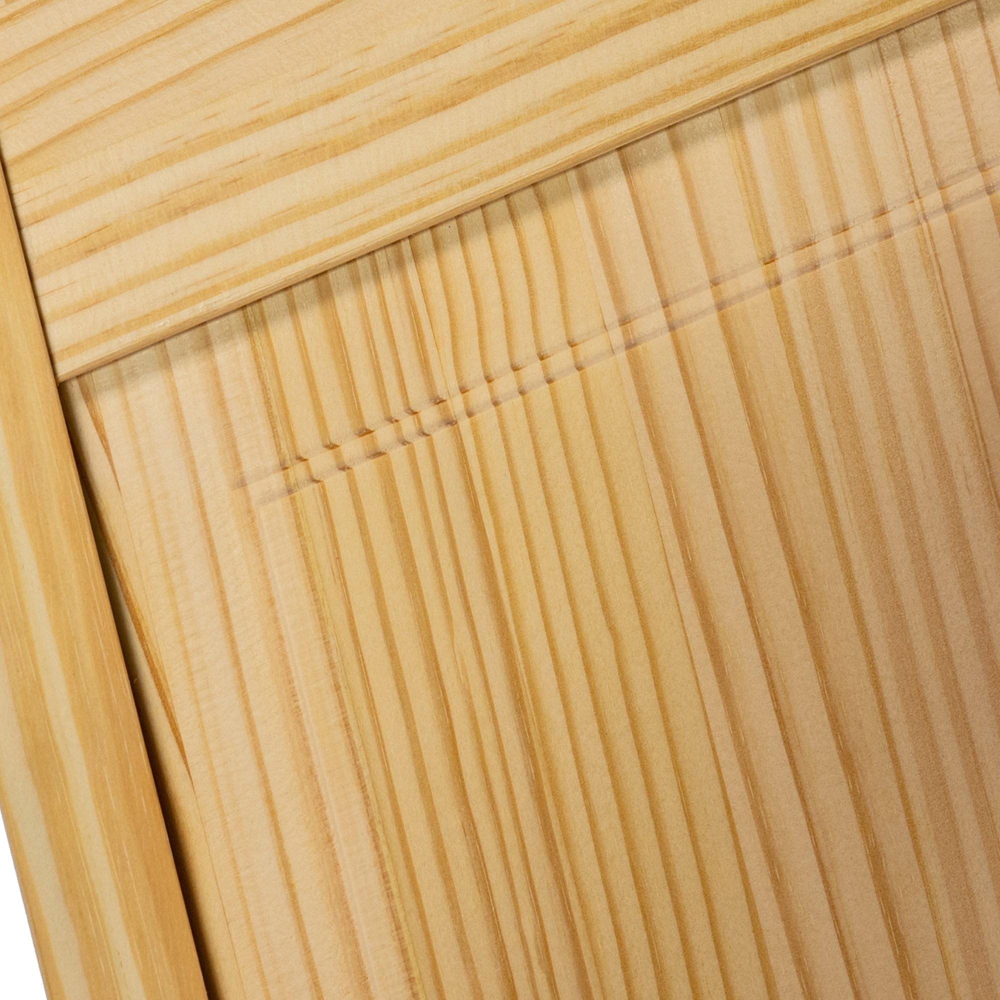 Kimberly Bay Louvered Wood Unfinished Half Panel Plantation Bi-Fold Door