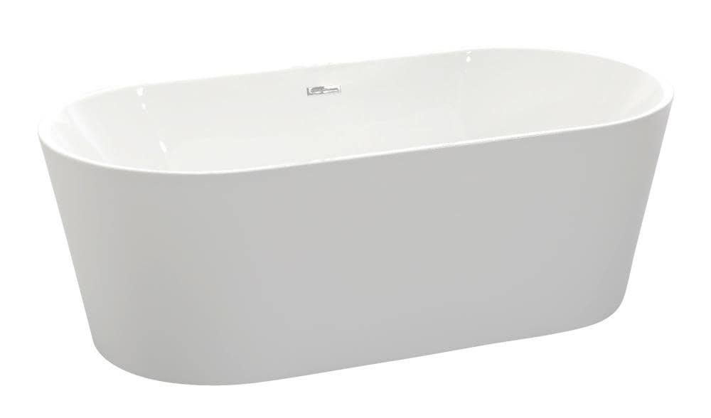 ANZZI FT-AZ098 Chand Series 67'' x 32'' Freestanding Soaking Acrylic Bathtub