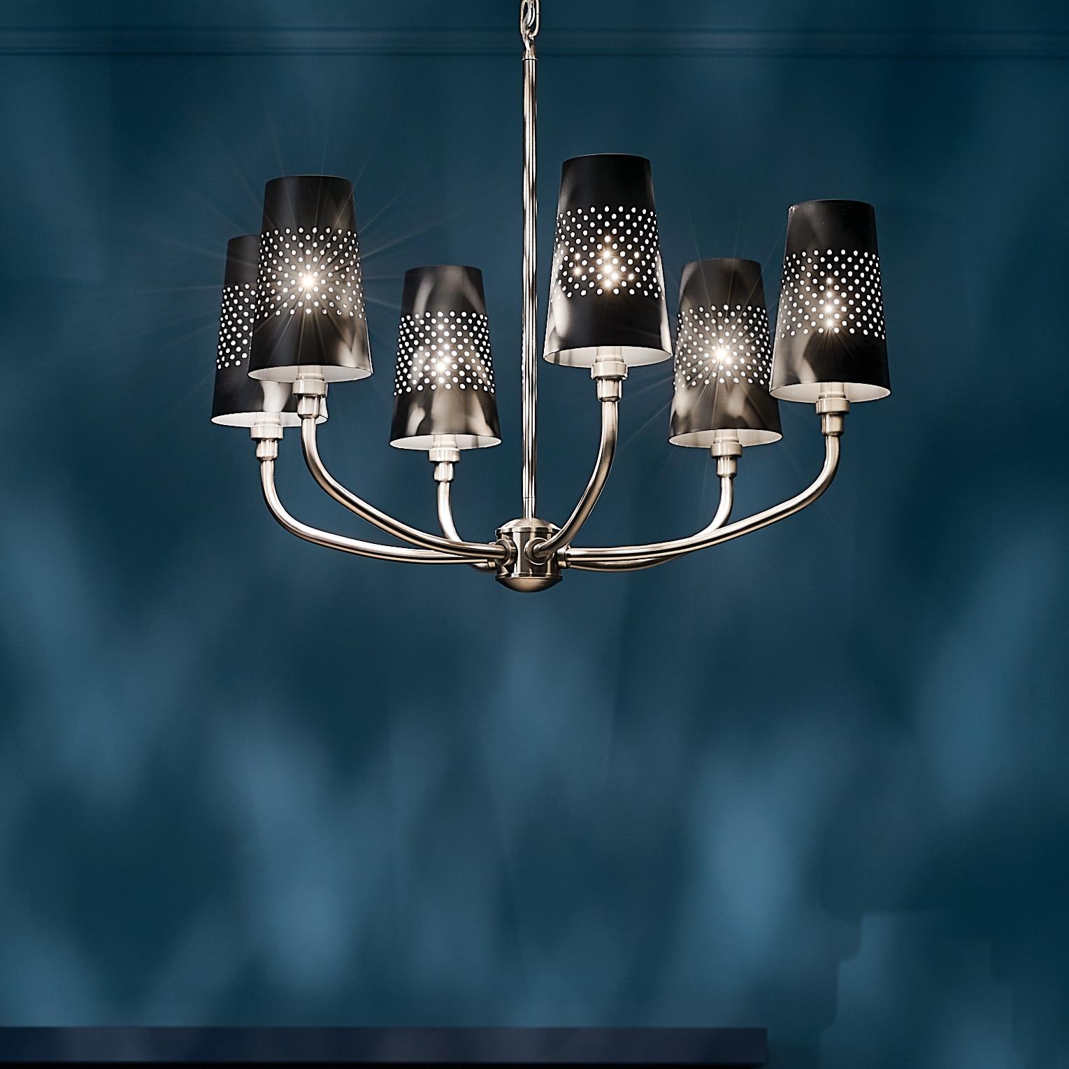 Kichler Lighting Adeena 6 - Light Chandelier in  Classic Pewter