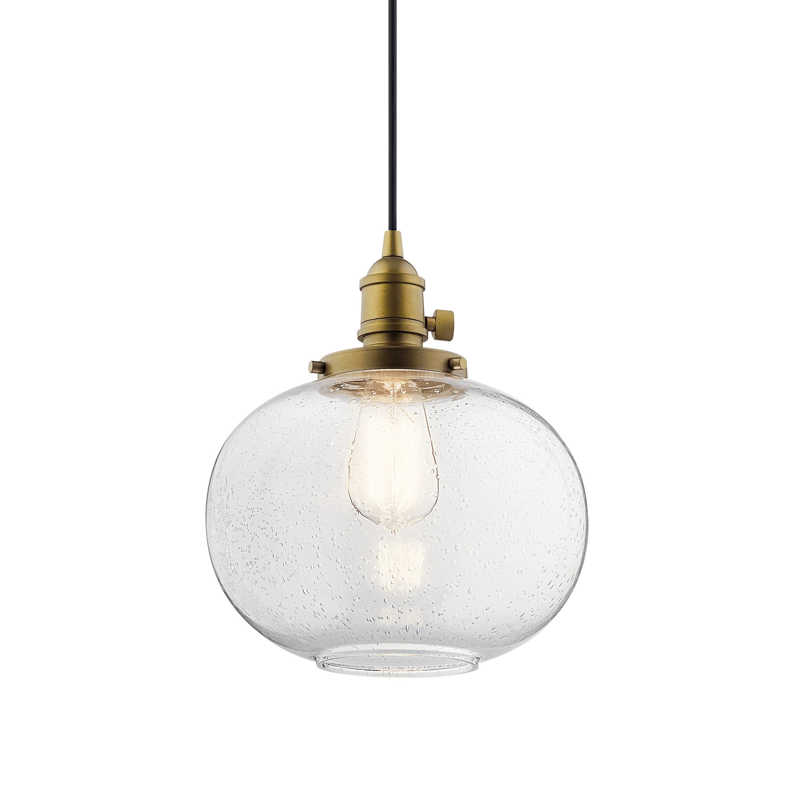 Kichler Lighting Avery 1 - Light Pendant in  Natural Brass