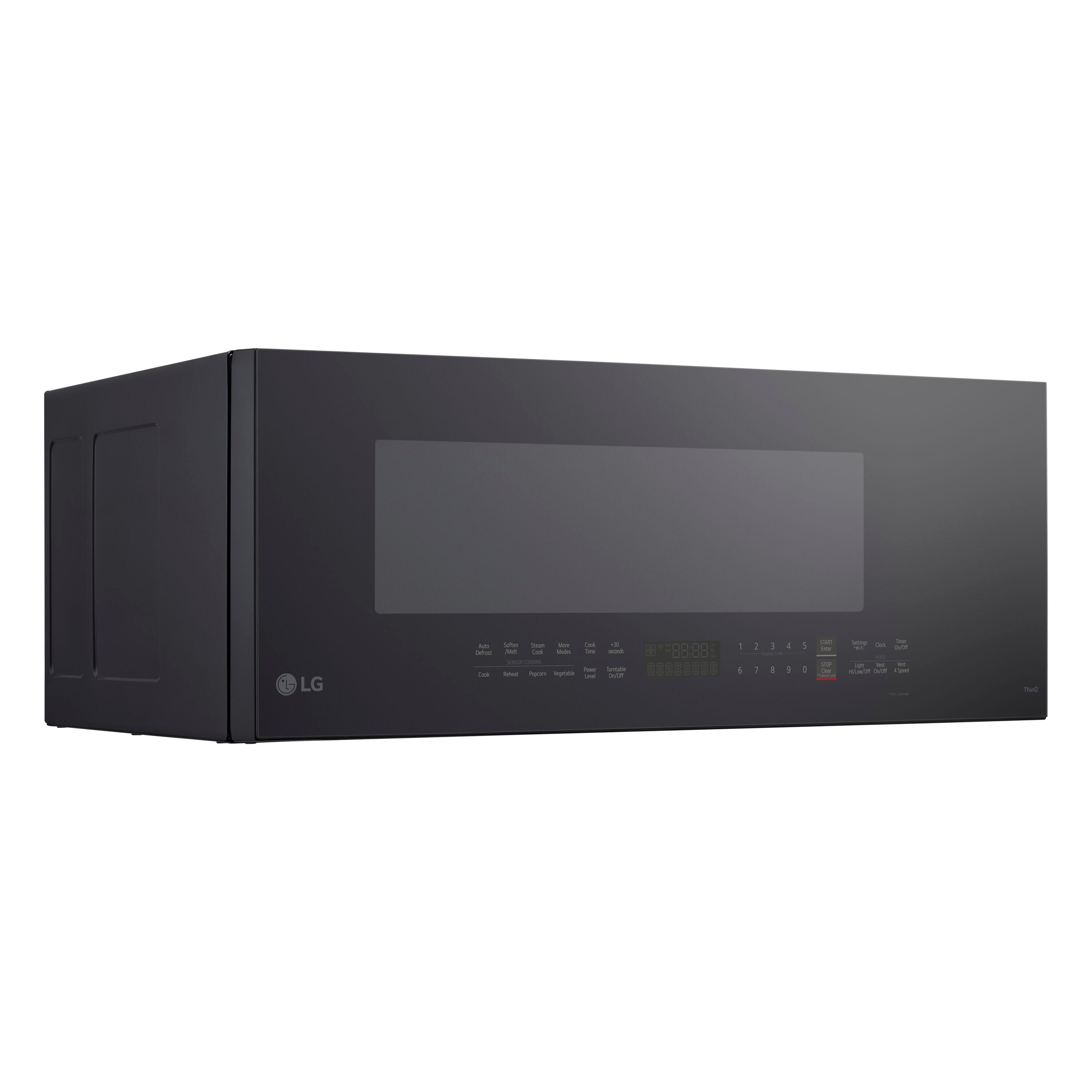 LG 1.3 Cu. Ft. Smart Low Profile Over-the-Range Microwave Oven with Sensor Cook