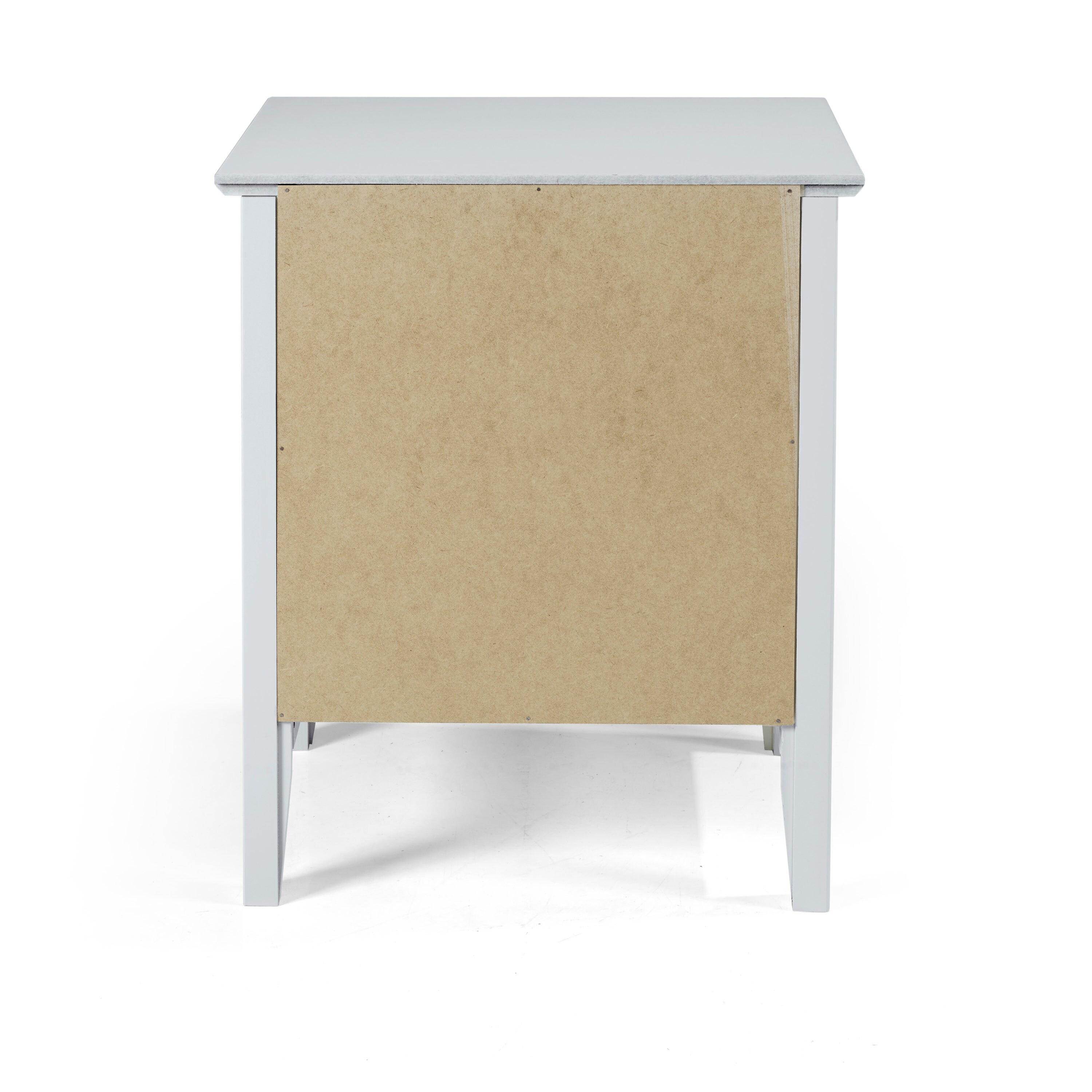 Alaterre Simplicity Nightstand, Dove Gray