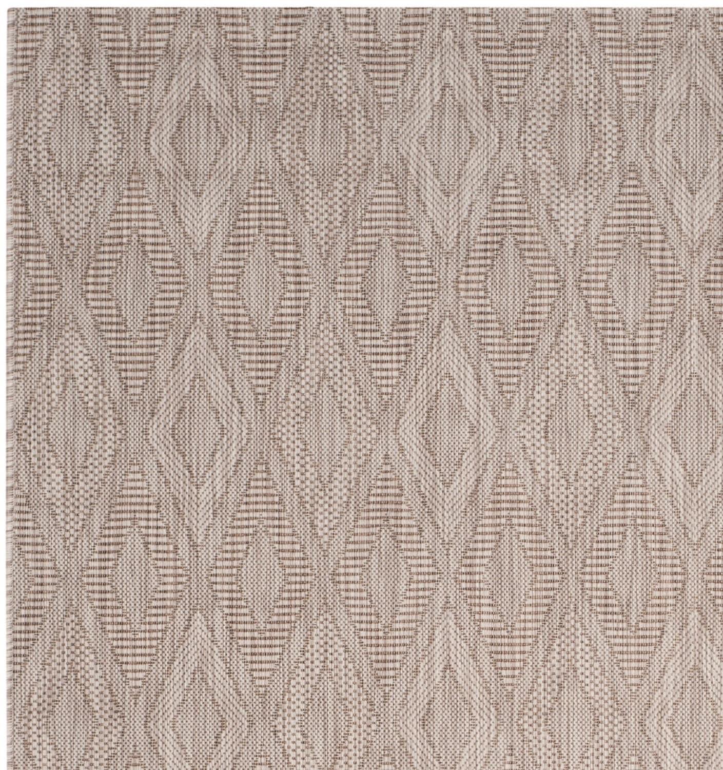 Courtyard CY8522 Power Loomed Indoor and Outdoor Runner Rug - Beige/Beige - 2'3"x10' - Safavieh