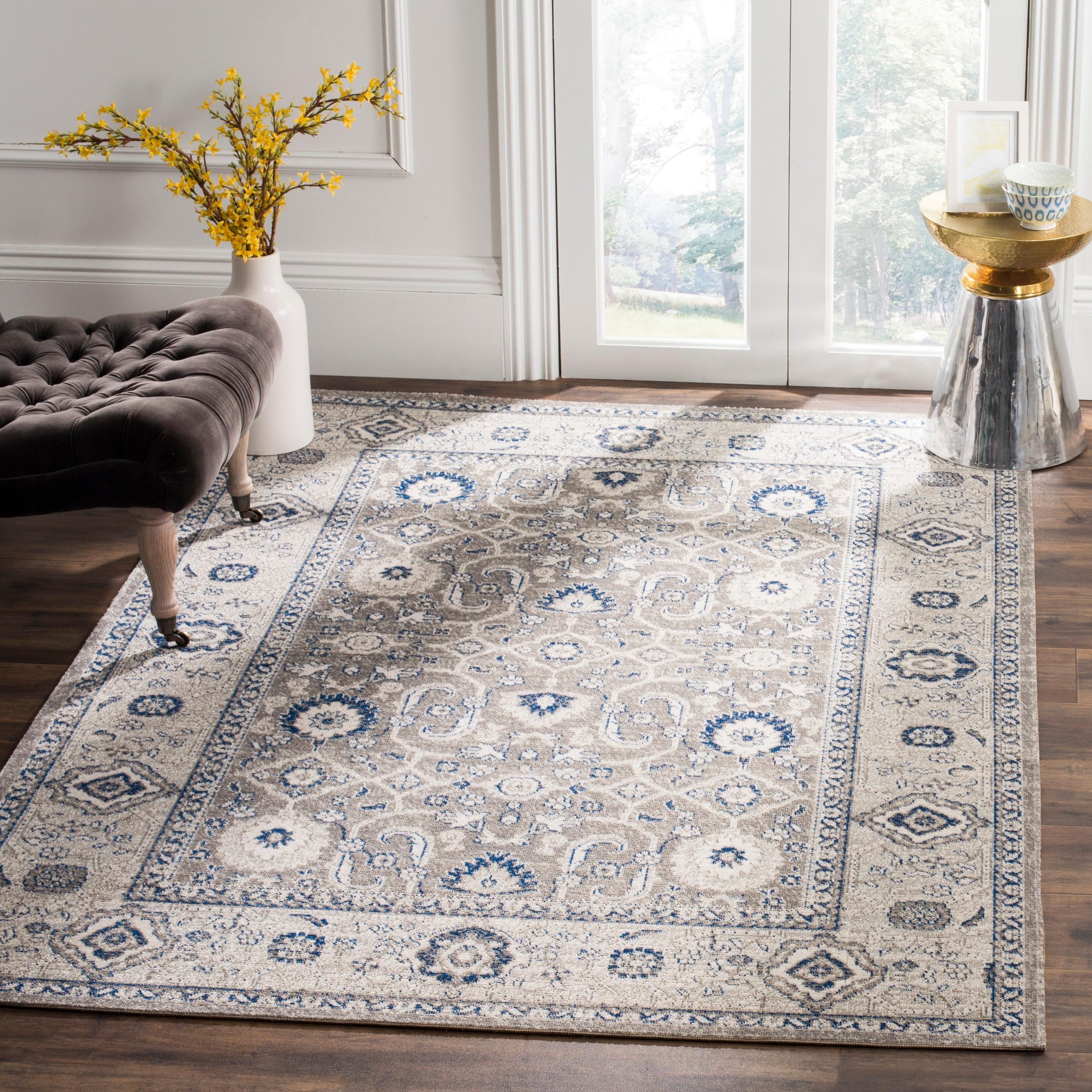 Ivory and Taupe 4' x 6' Flat Woven Reversible Cotton Area Rug