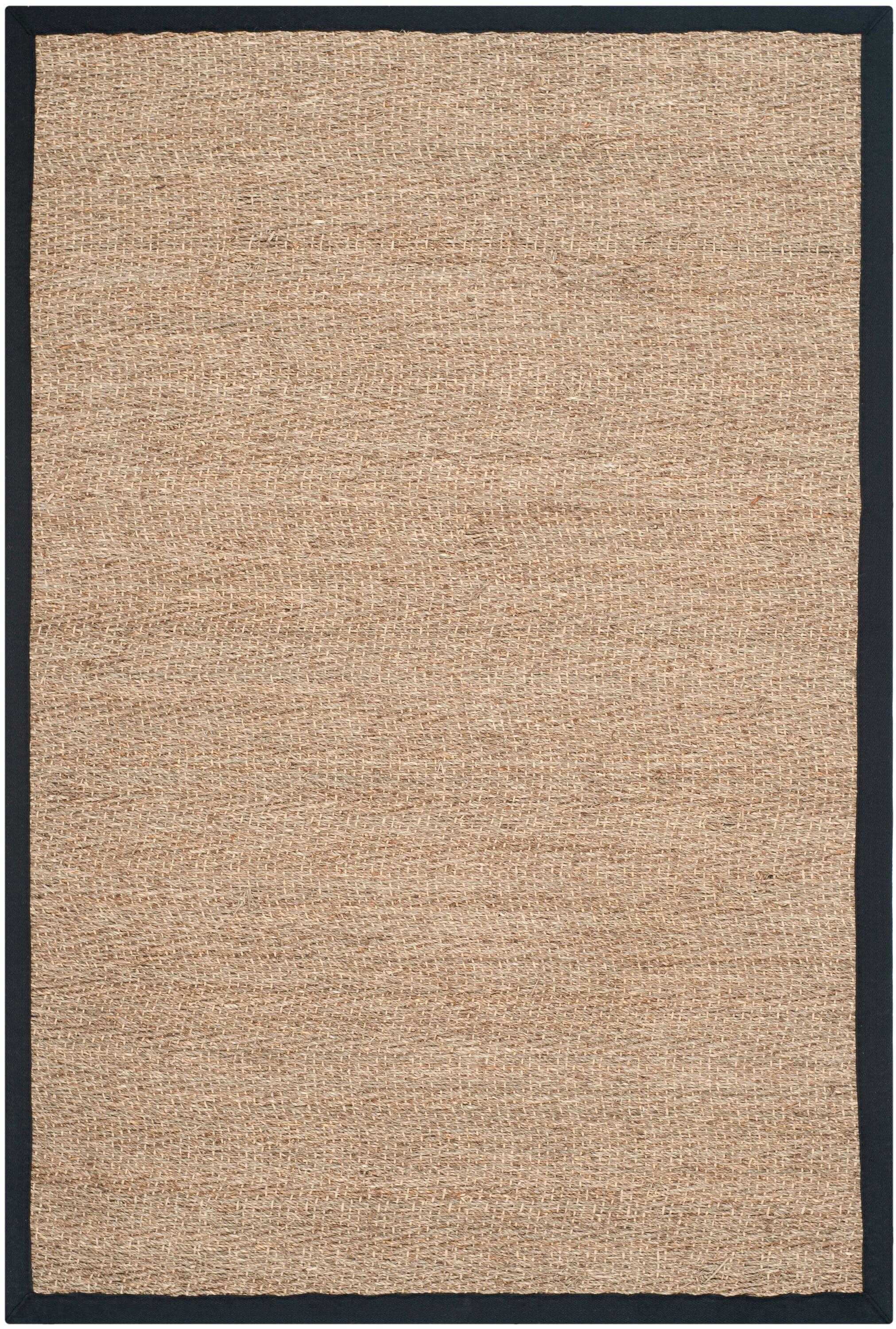 Natural Fiber NF115 Power Loomed Indoor Accent Rug - Natural/Black - 3'x5' - Safavieh.