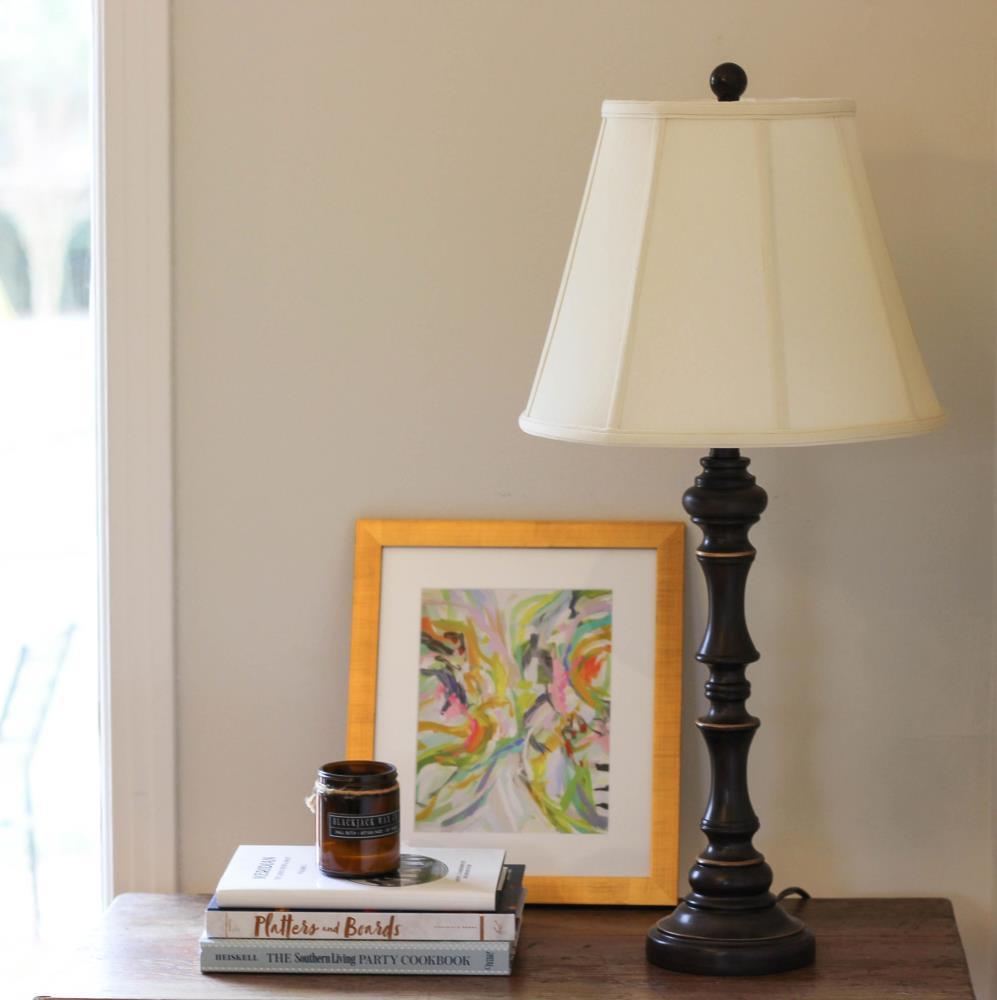 Cloth & Wire Slant Deep Empire Softback Lampshade with Washer Fitter