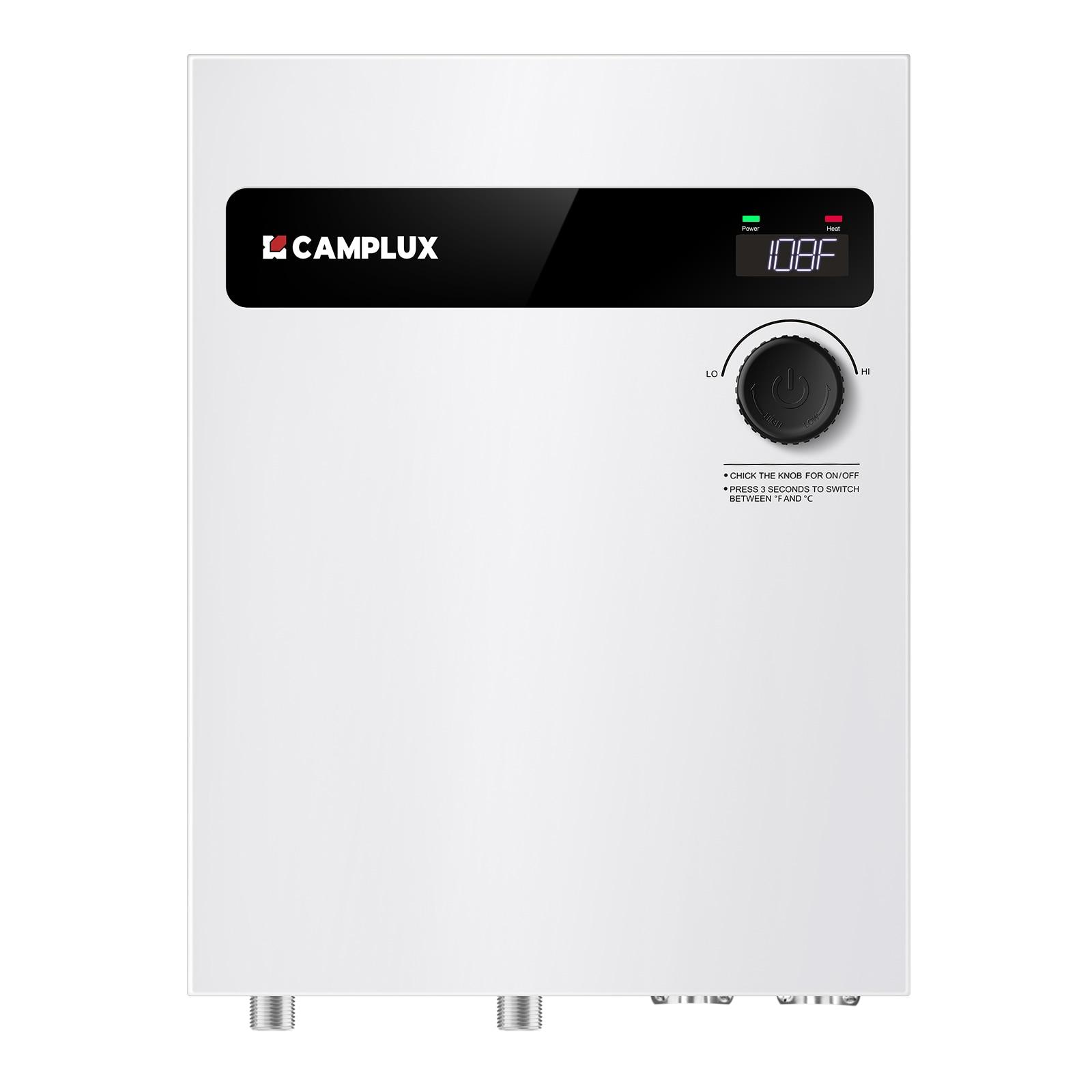 CAMPLUX 24 kW 4.7 GPM 240-Volt Electric Tankless Water Heater