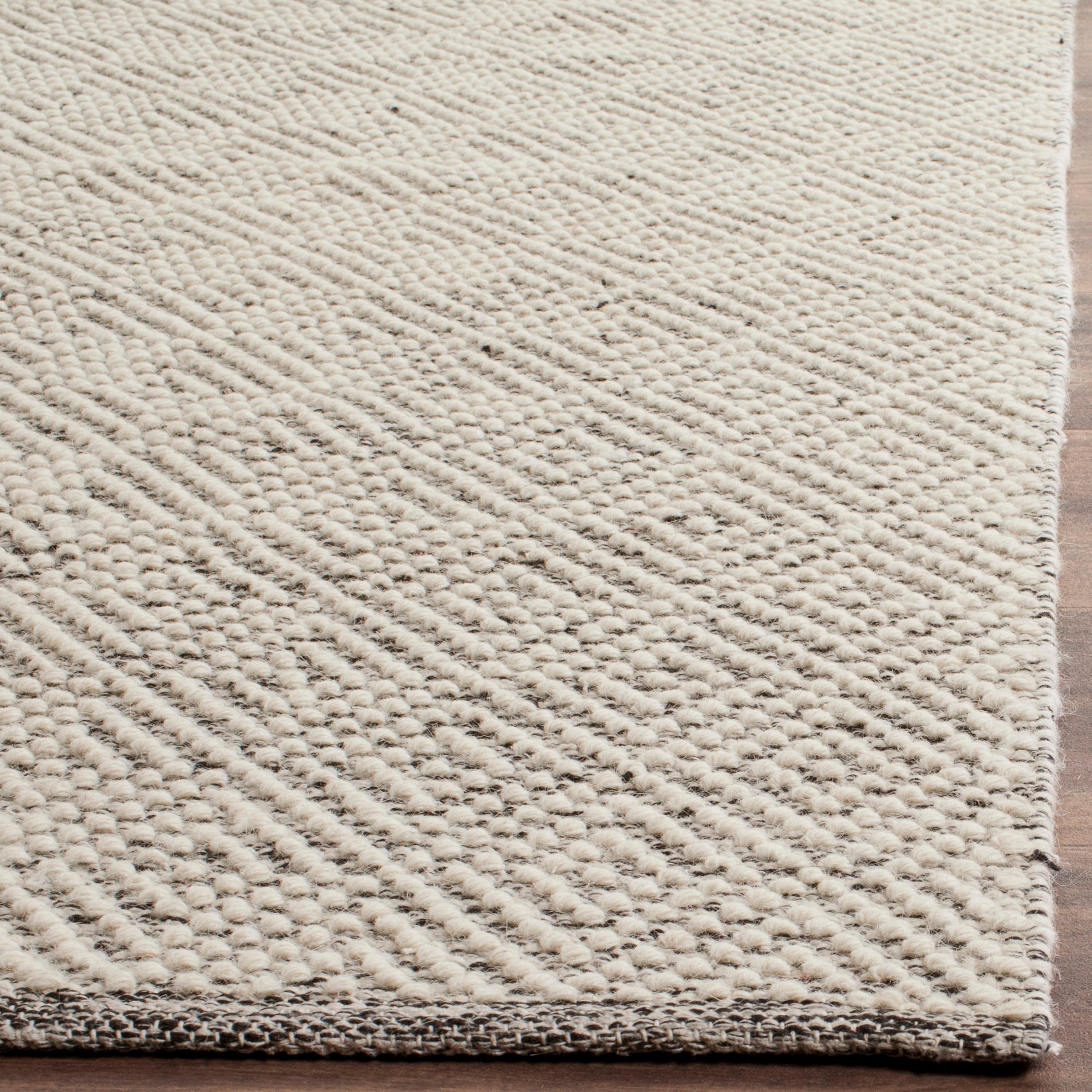 Natura NAT503 Hand Woven Indoor Accent Rug - Ivory/Light Grey - 3'x5' - Safavieh.