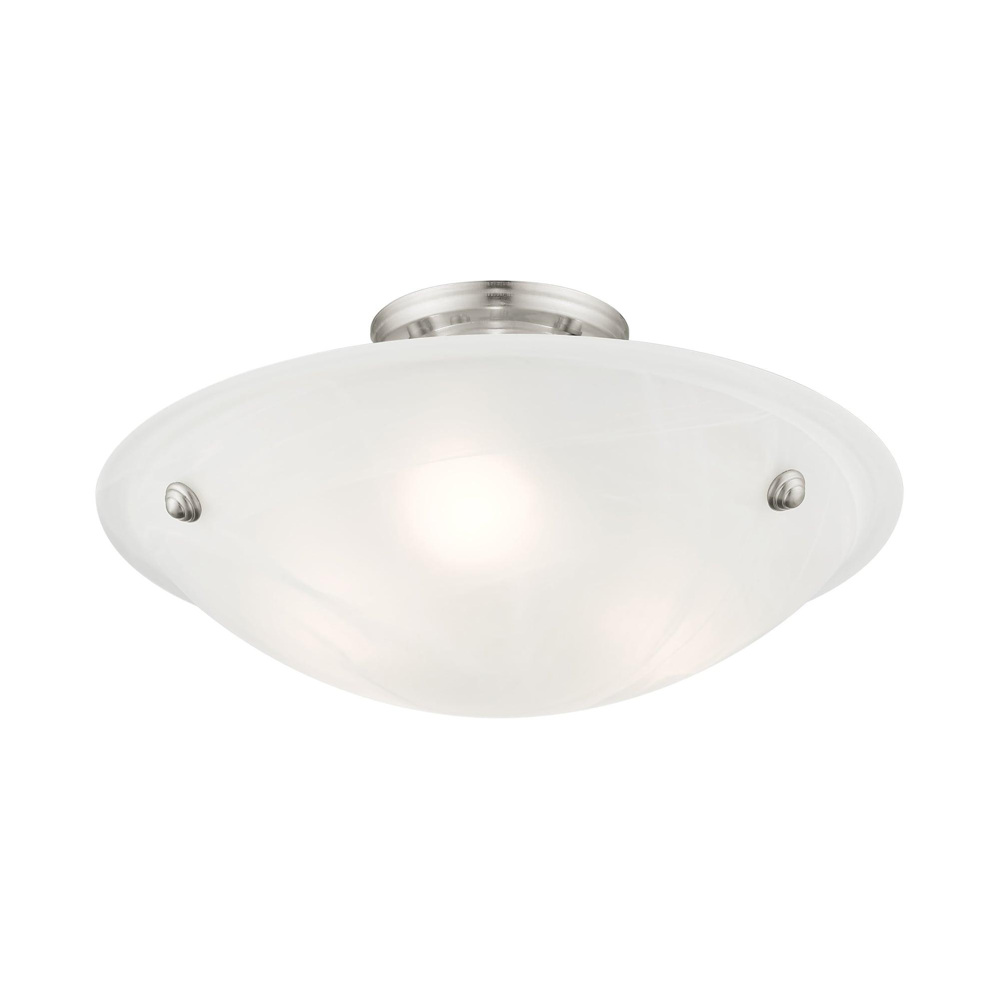 Livex Lighting - Oasis - 3 Light Flush Mount in Contemporary Style - 16 Inches