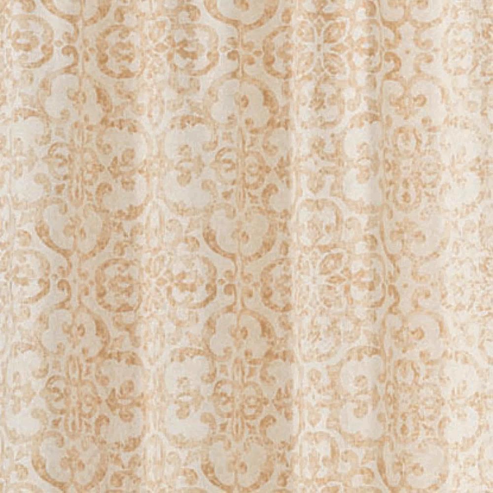 Pairs to Go Brockwell Distressed Medallion Rod Pocket Curtains, 28” x 63” (2 Panels)