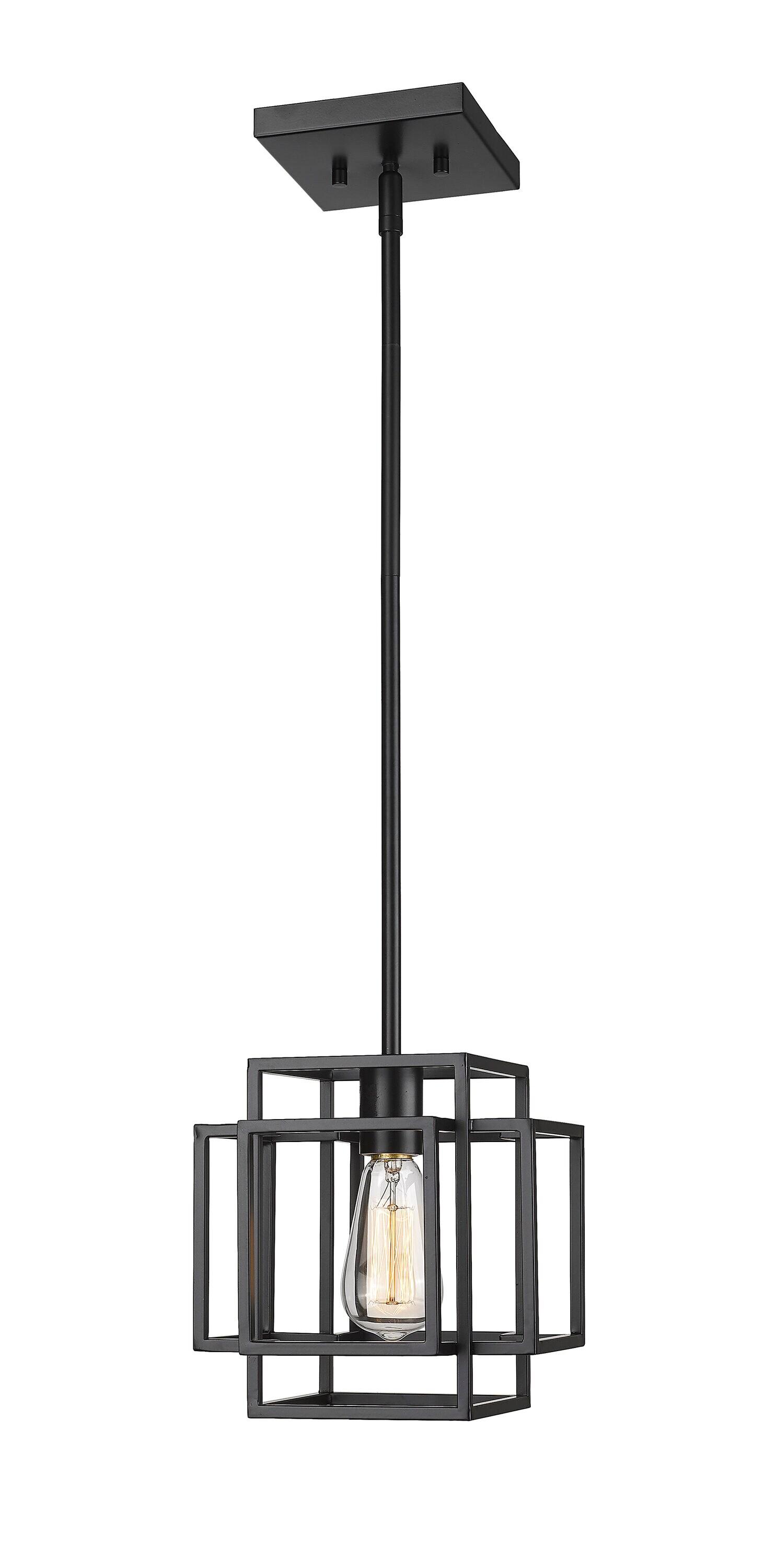 Z-Lite Titania 1 - Light Pendant in  Matte Black