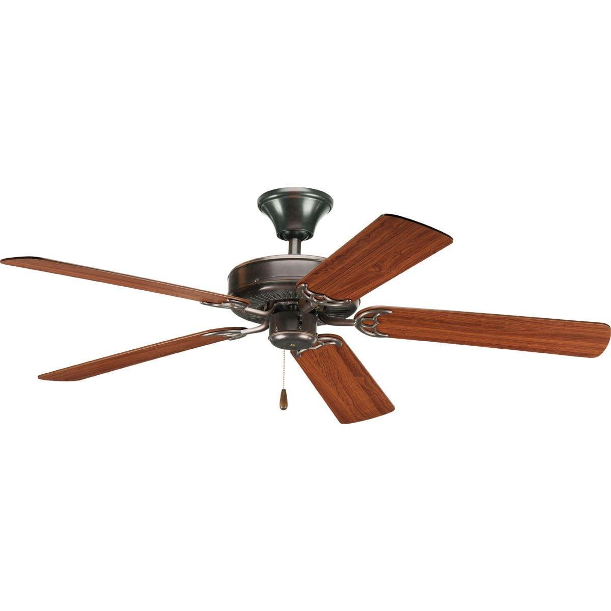 Progress Lighting AirPro Builder 52 in. Indoor Antique Bronze Ceiling Fan
