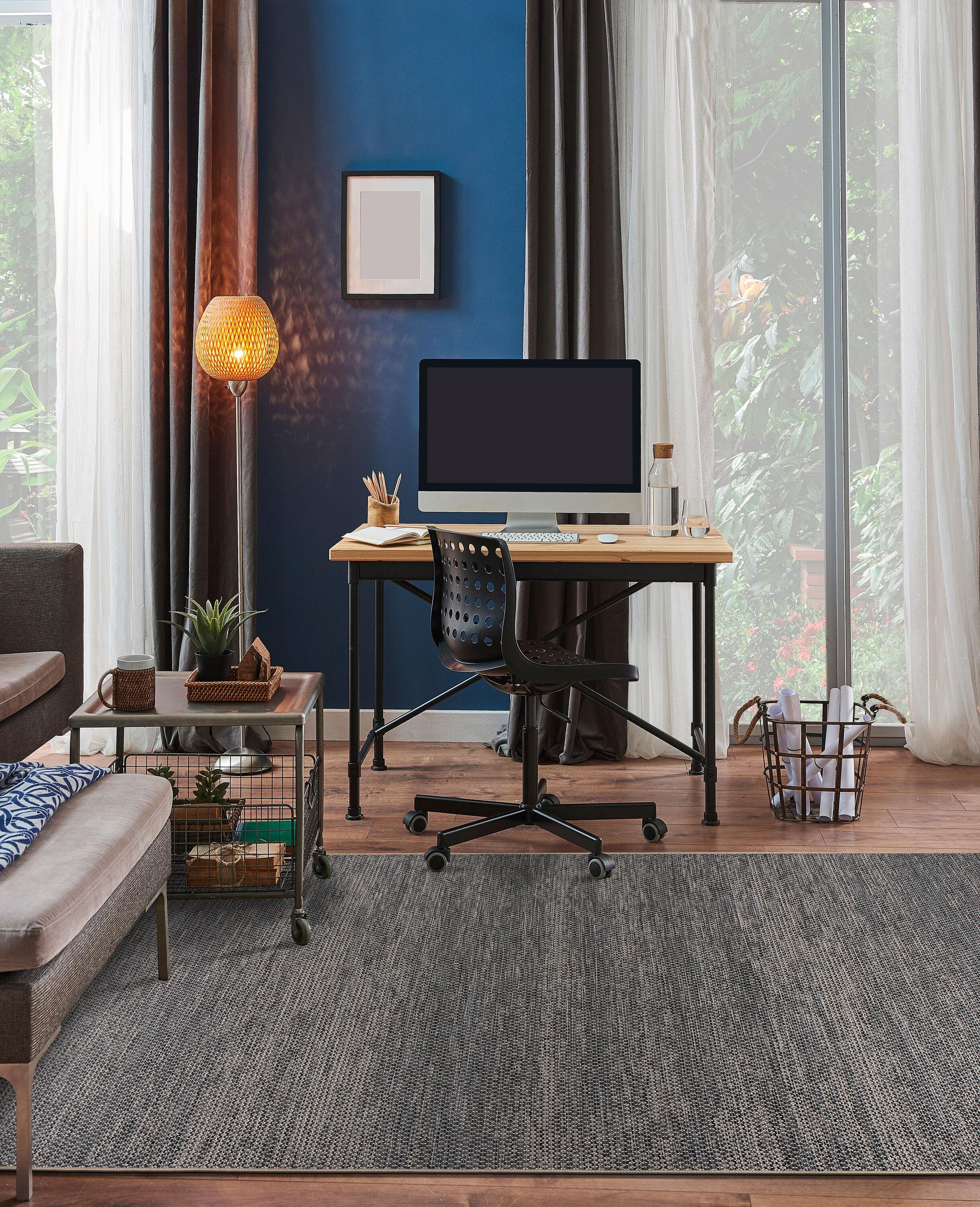 World Rug Gallery Contemporary Abstract Indoor/Outdoor Area Rug - Gray 5' x 7'